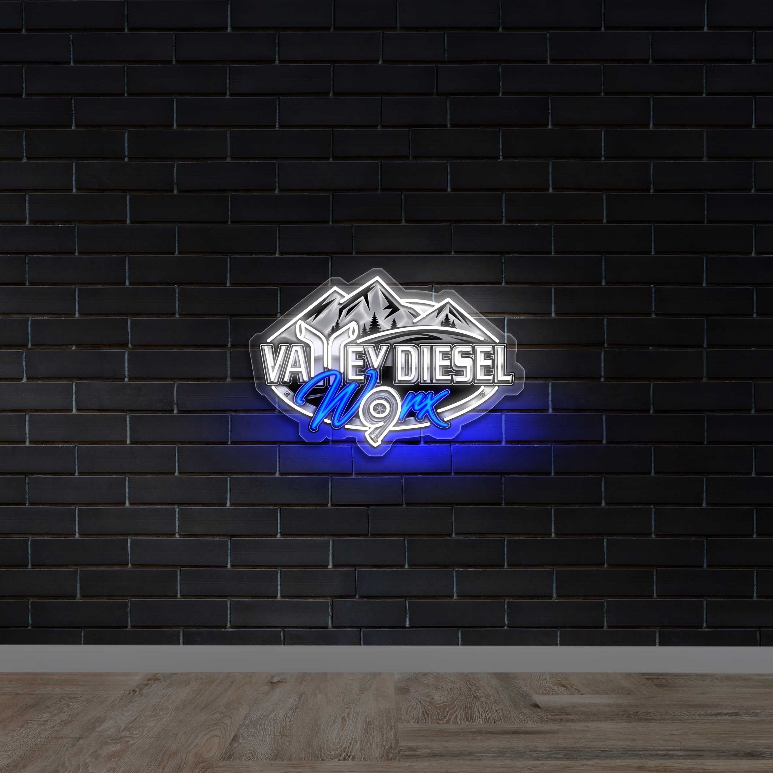 Valley Diesel Workx - Premium Neon Artwork