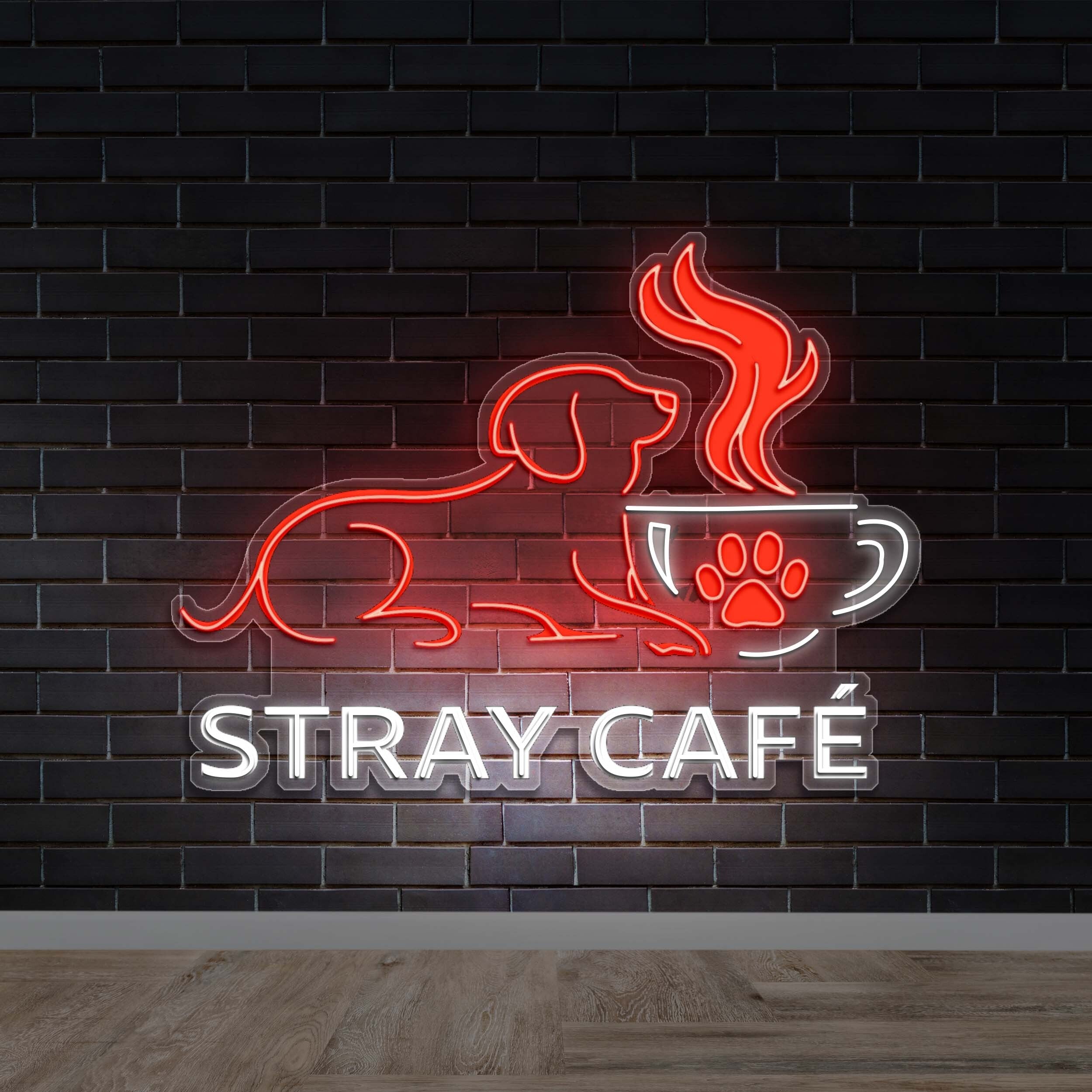 STRAY CAFE -
Premium Neon Artwork