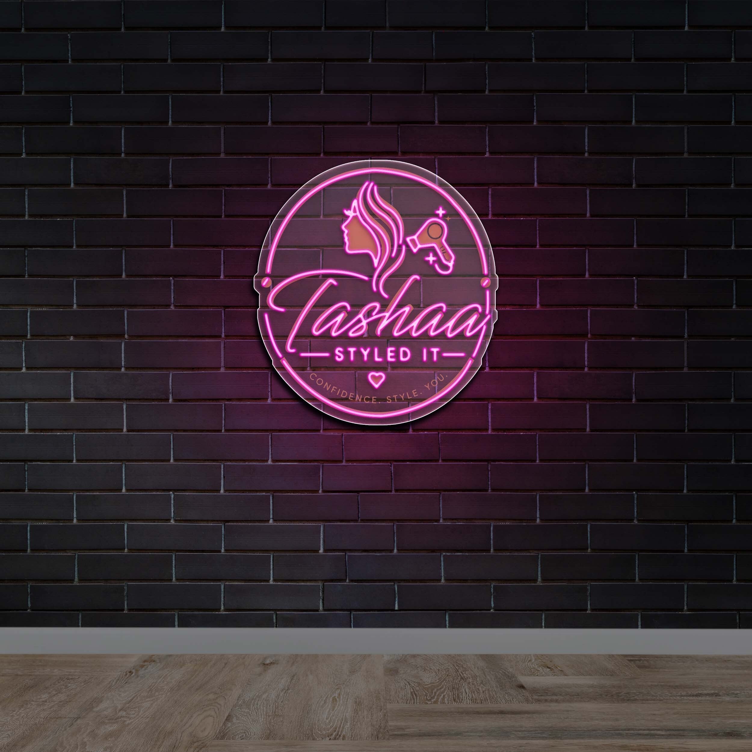 Tashaa Styled It - Premium Neon Artwork