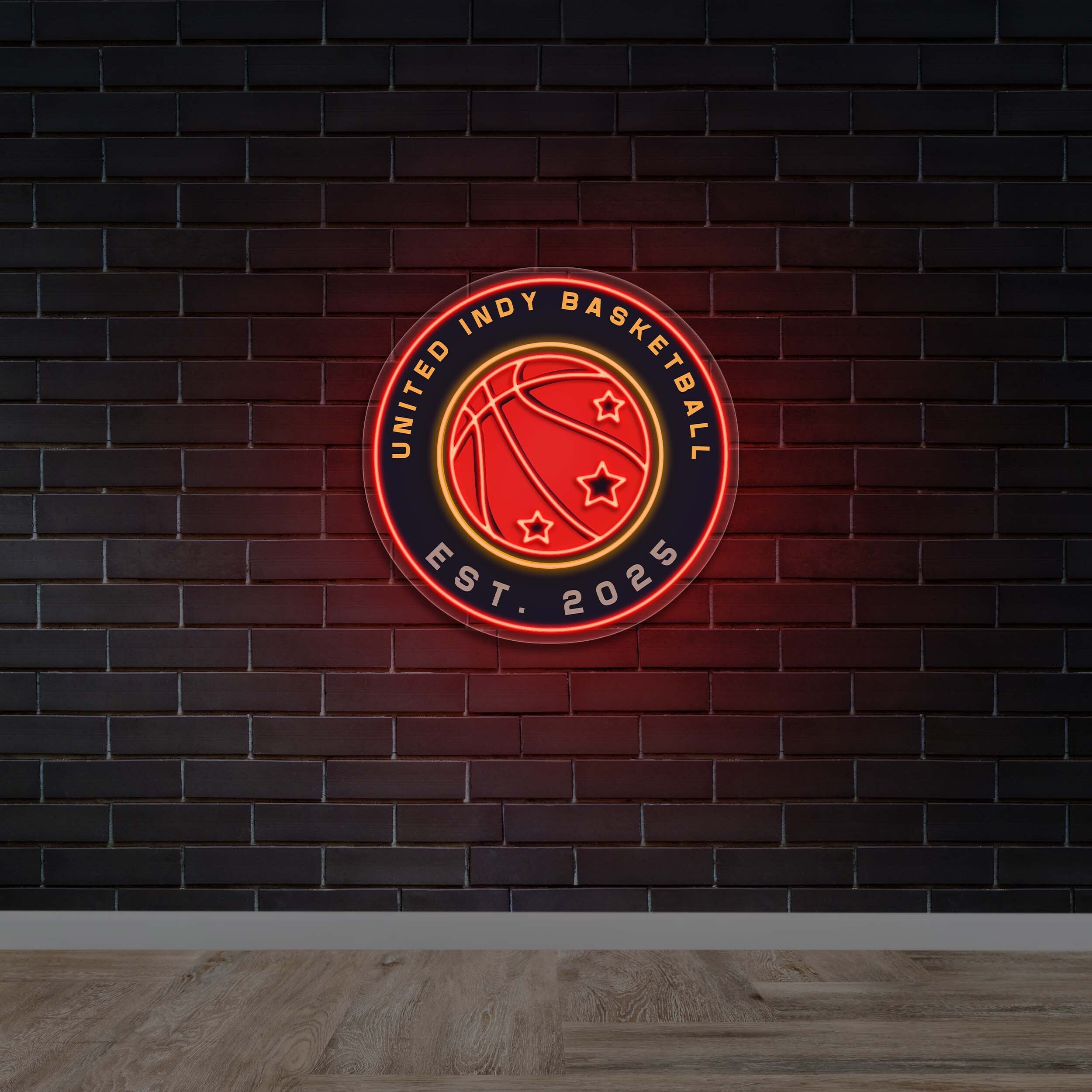 United Indy Basketball - Premium Neon Artwork