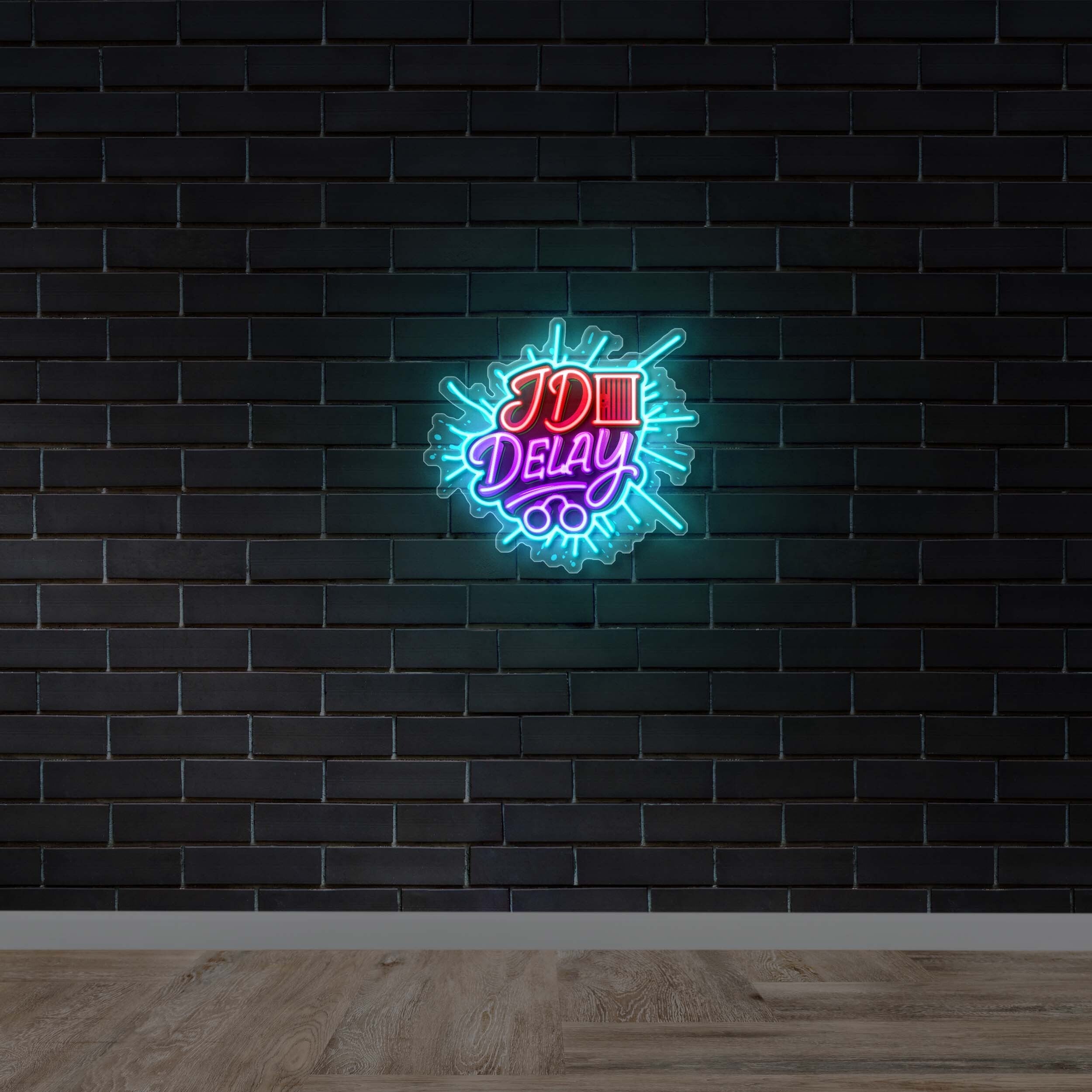 JD DELAY - Premium Neon Artwork