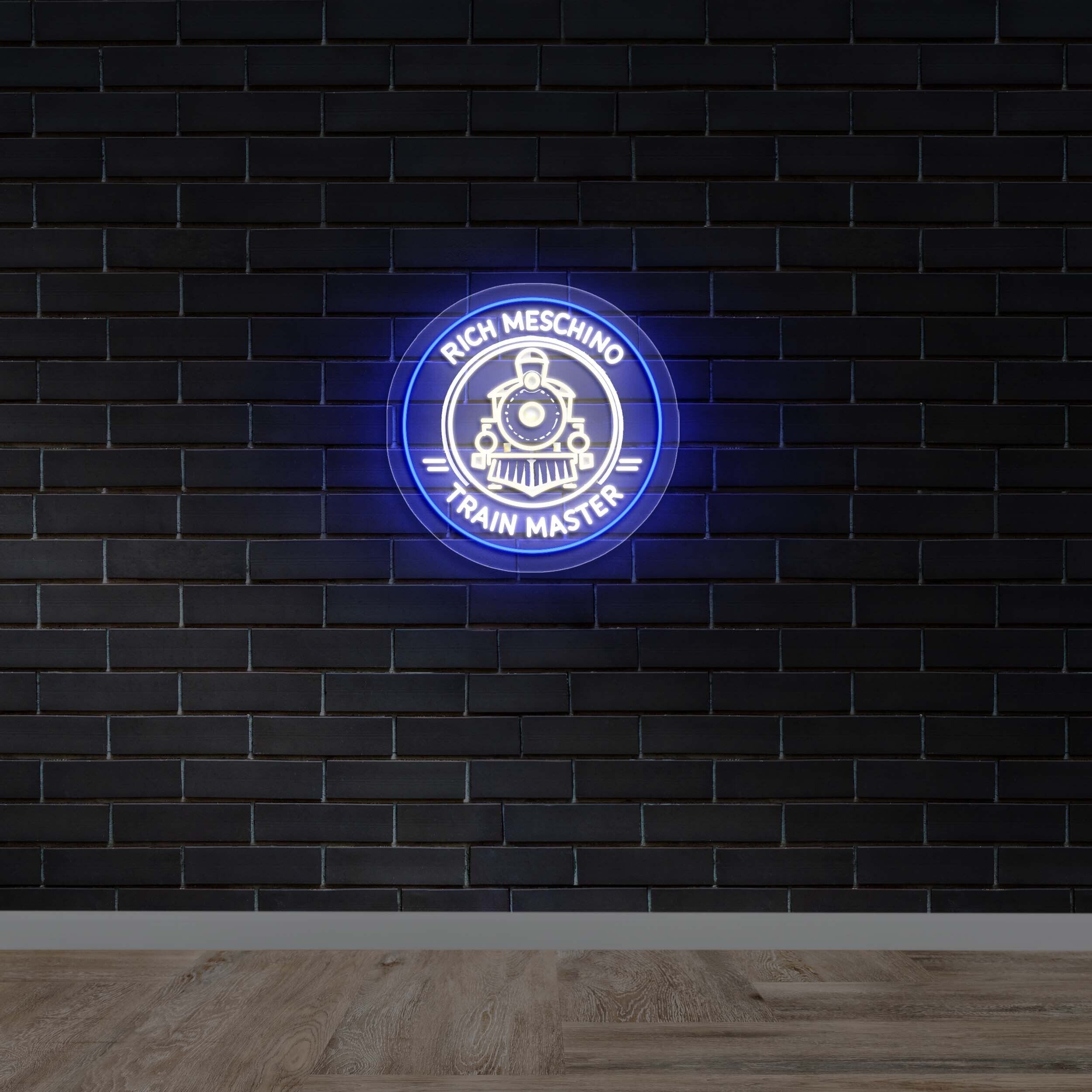 Rich Meschino Train Master – Premium Neon Artwork