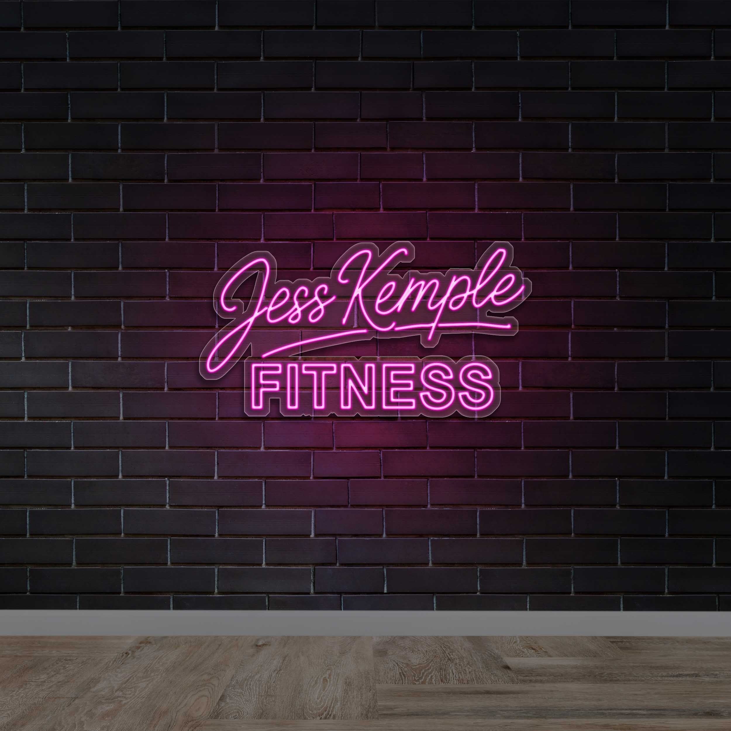 Jess Kemple FITNESS - Premium Neon Artwork