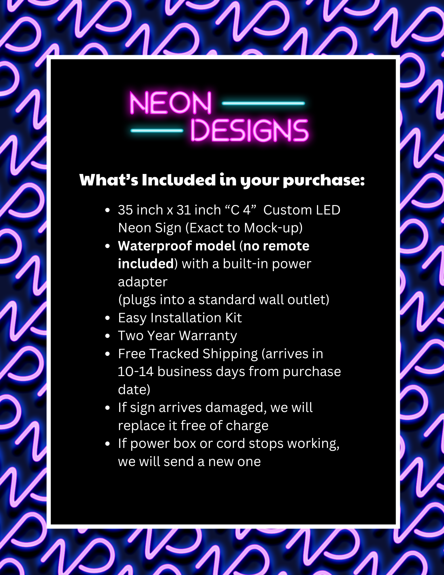 C4 - Premium Neon Artwork