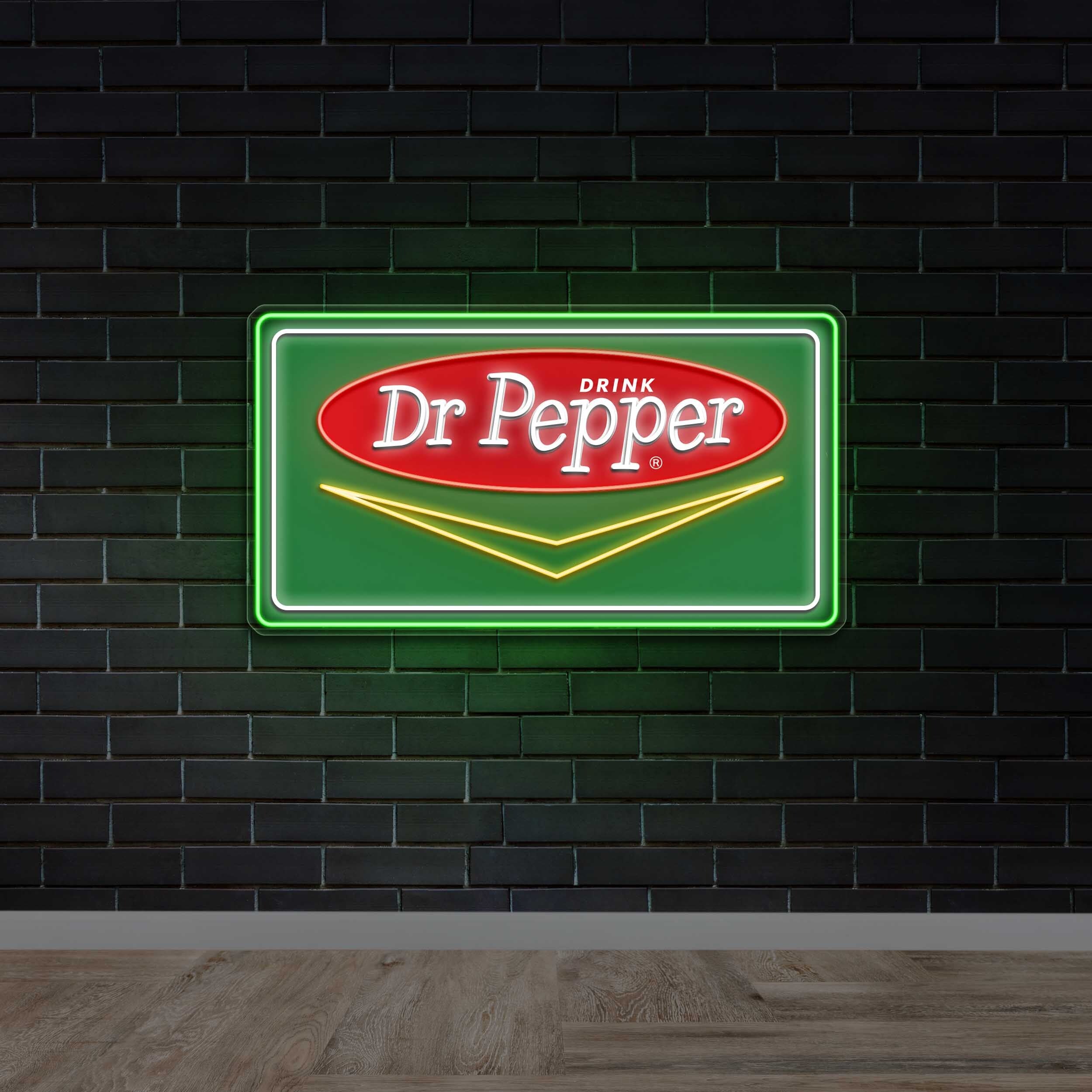 Dr. Pepper - Premium Neon Artwork