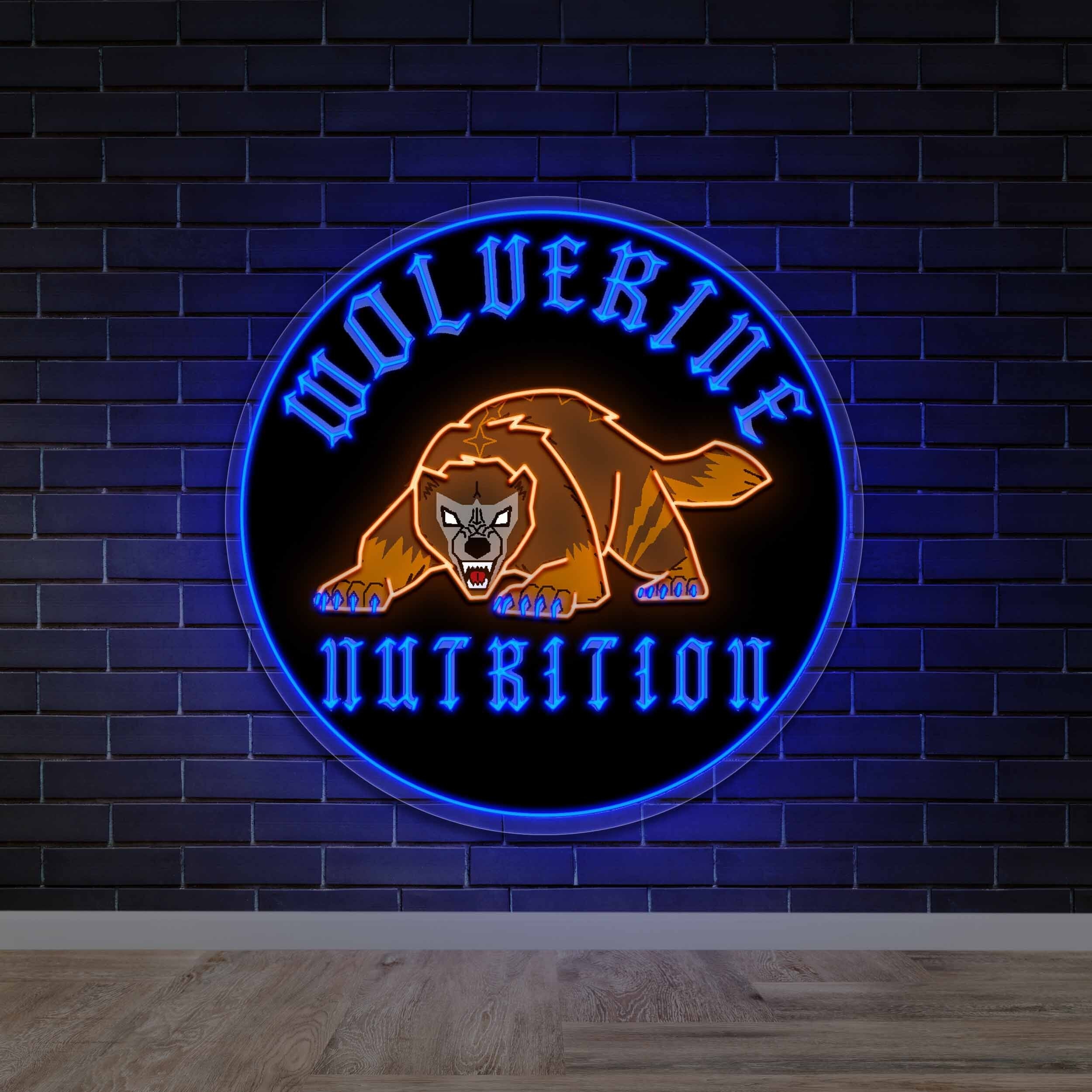 WOLVERINE NUTRITION - Premium Neon Artwork