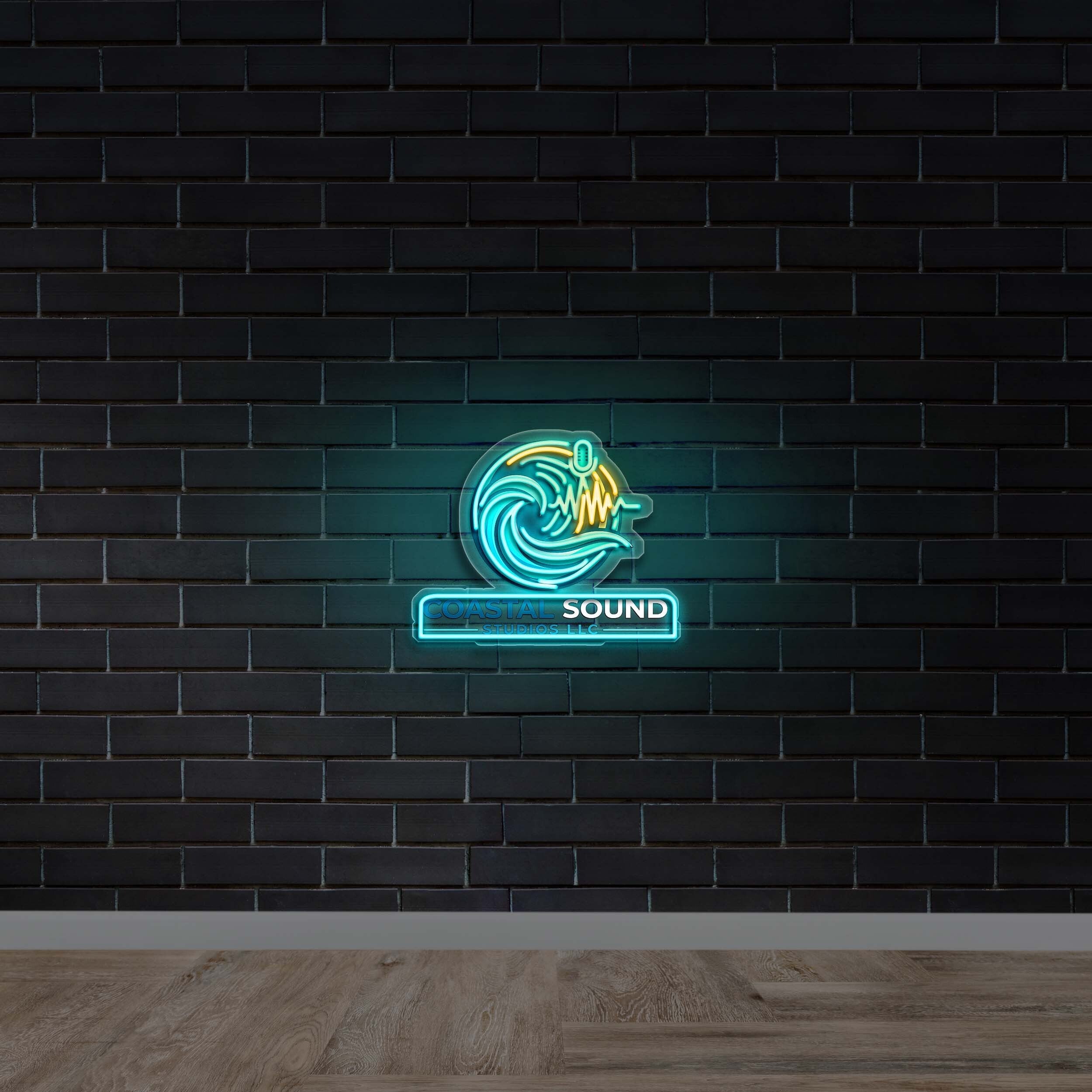 Coastal Sound Studios - Premium Neon Artwork
