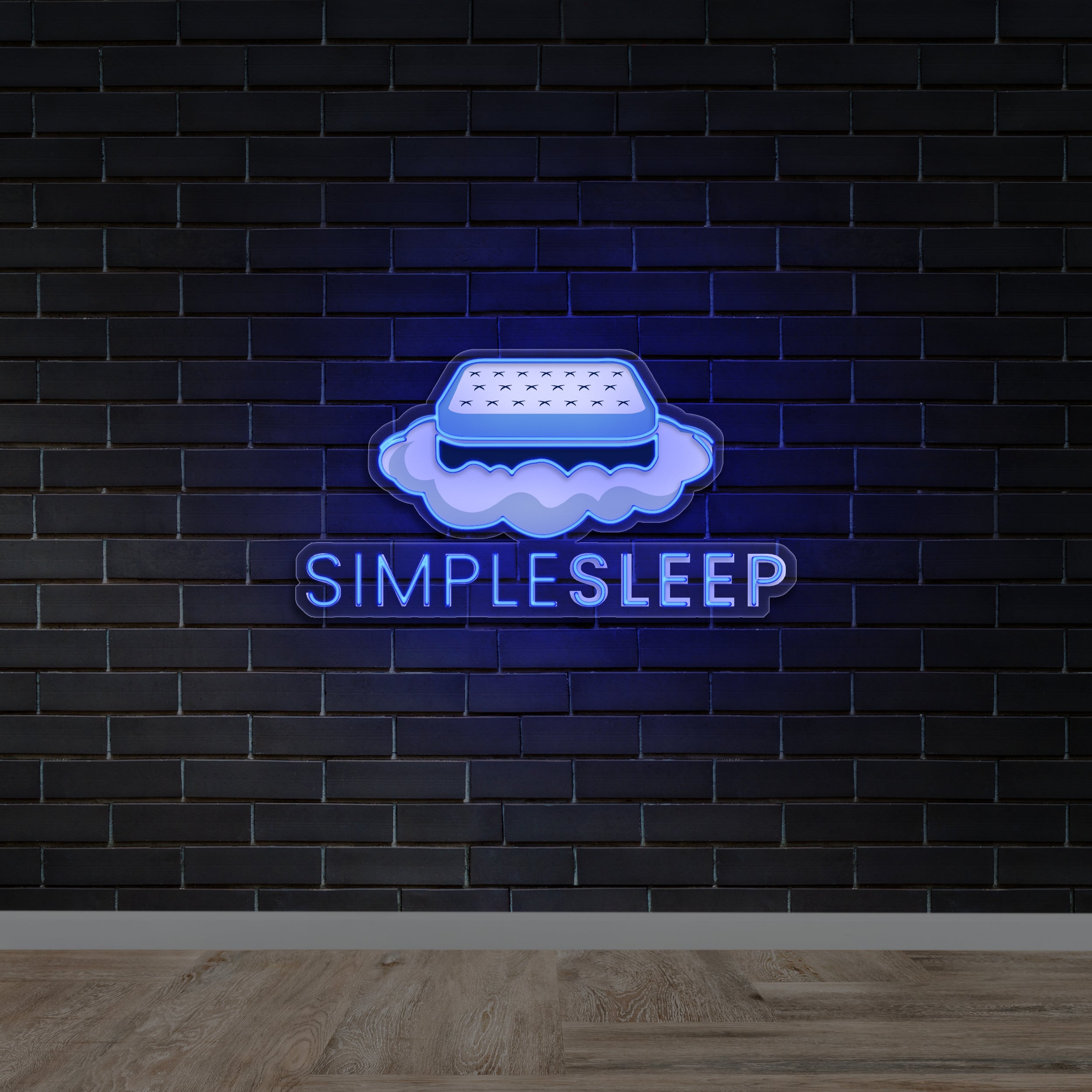 Simple Sleep - Premium Neon Artwork