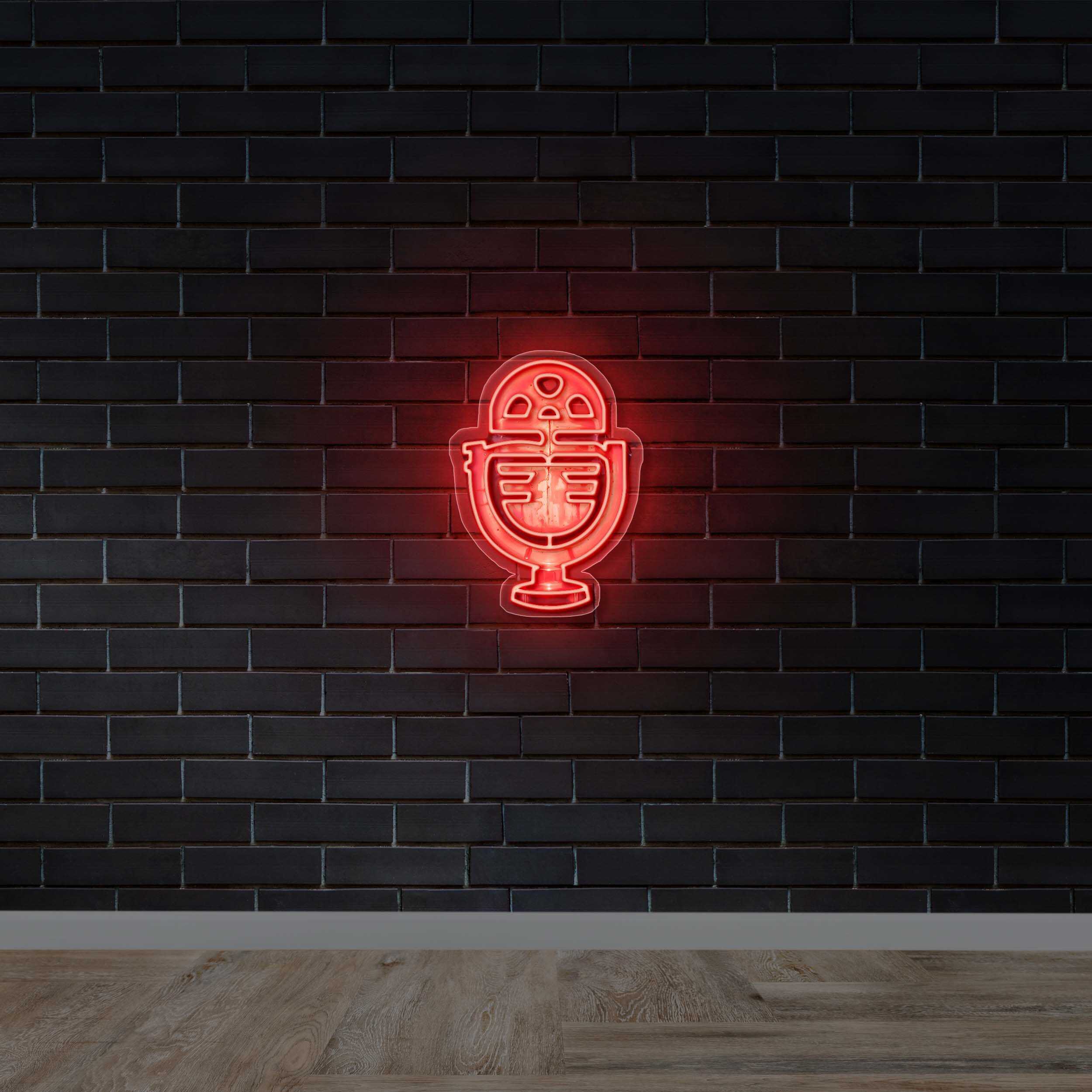 Mic - Premium Neon Artwork