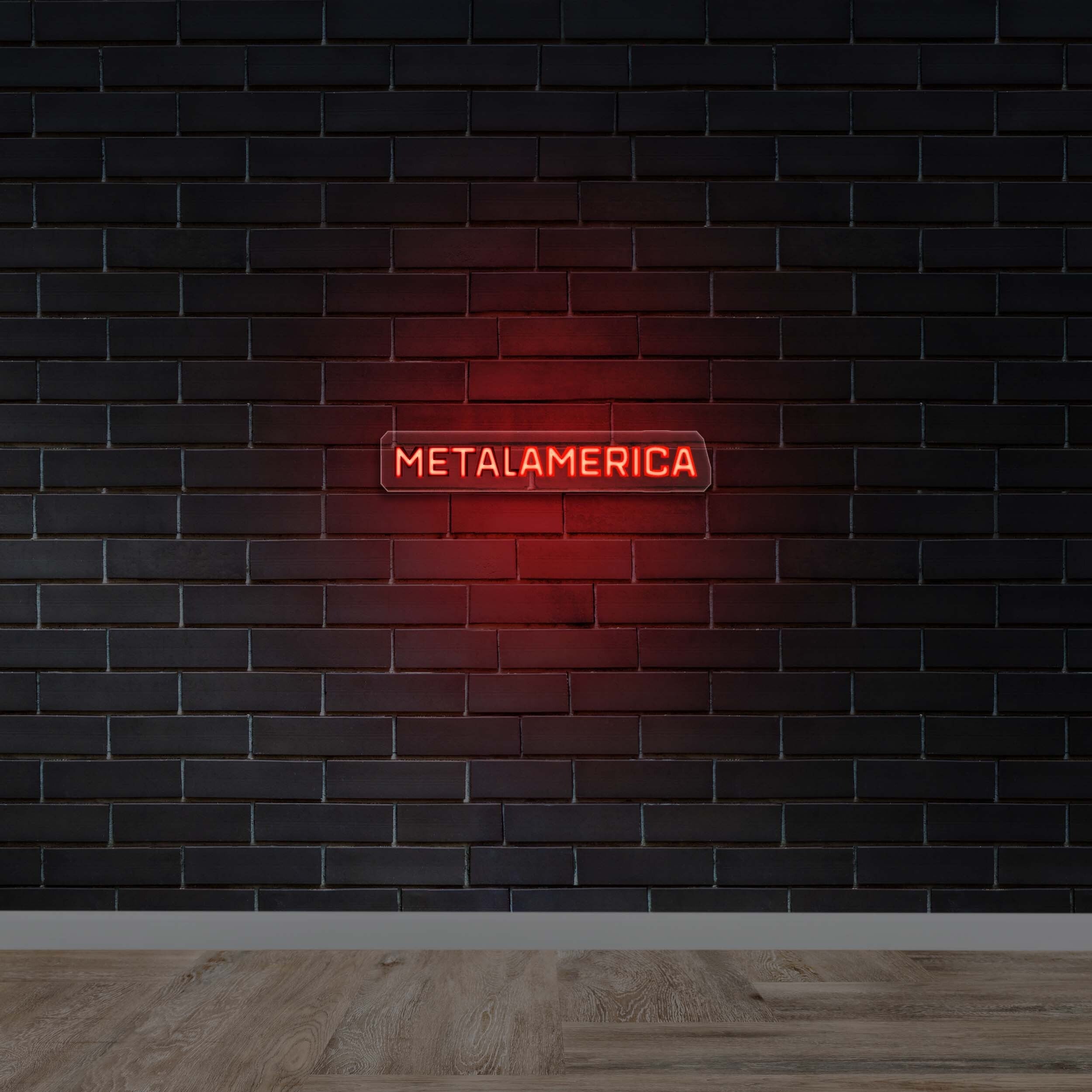 METAL AMERICA | Text Only - Premium Neon Artwork