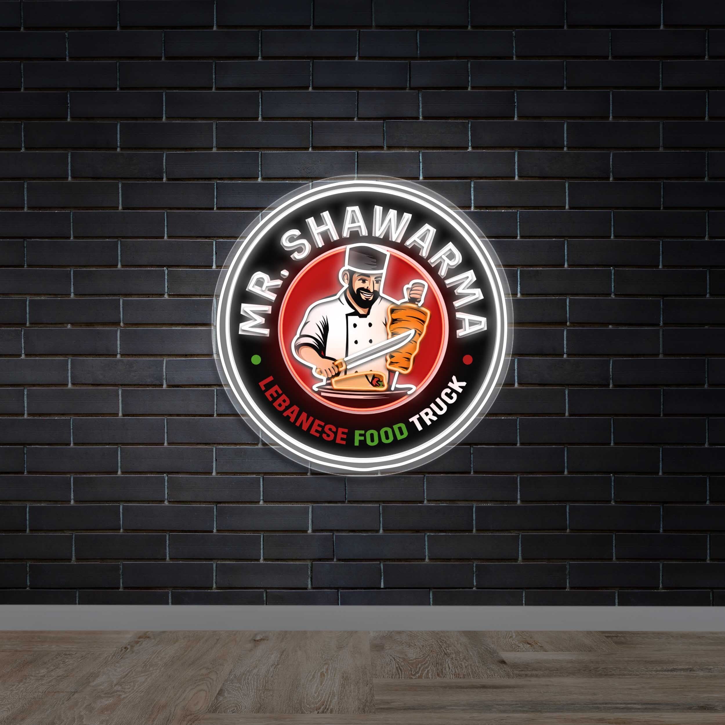 MR. SHAWARMA - Premium Neon Artwork