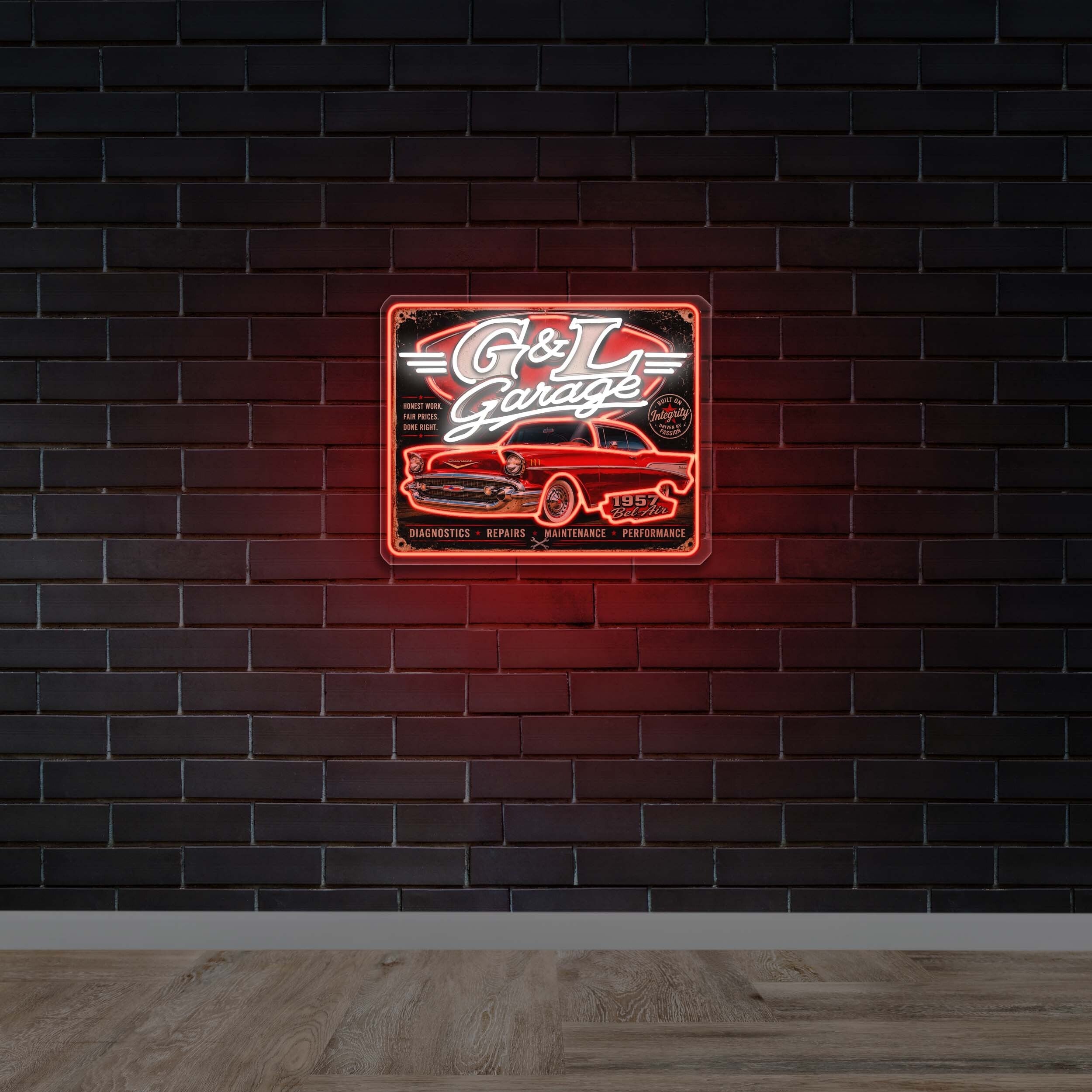 G&L Garage - Premium Neon Artwork