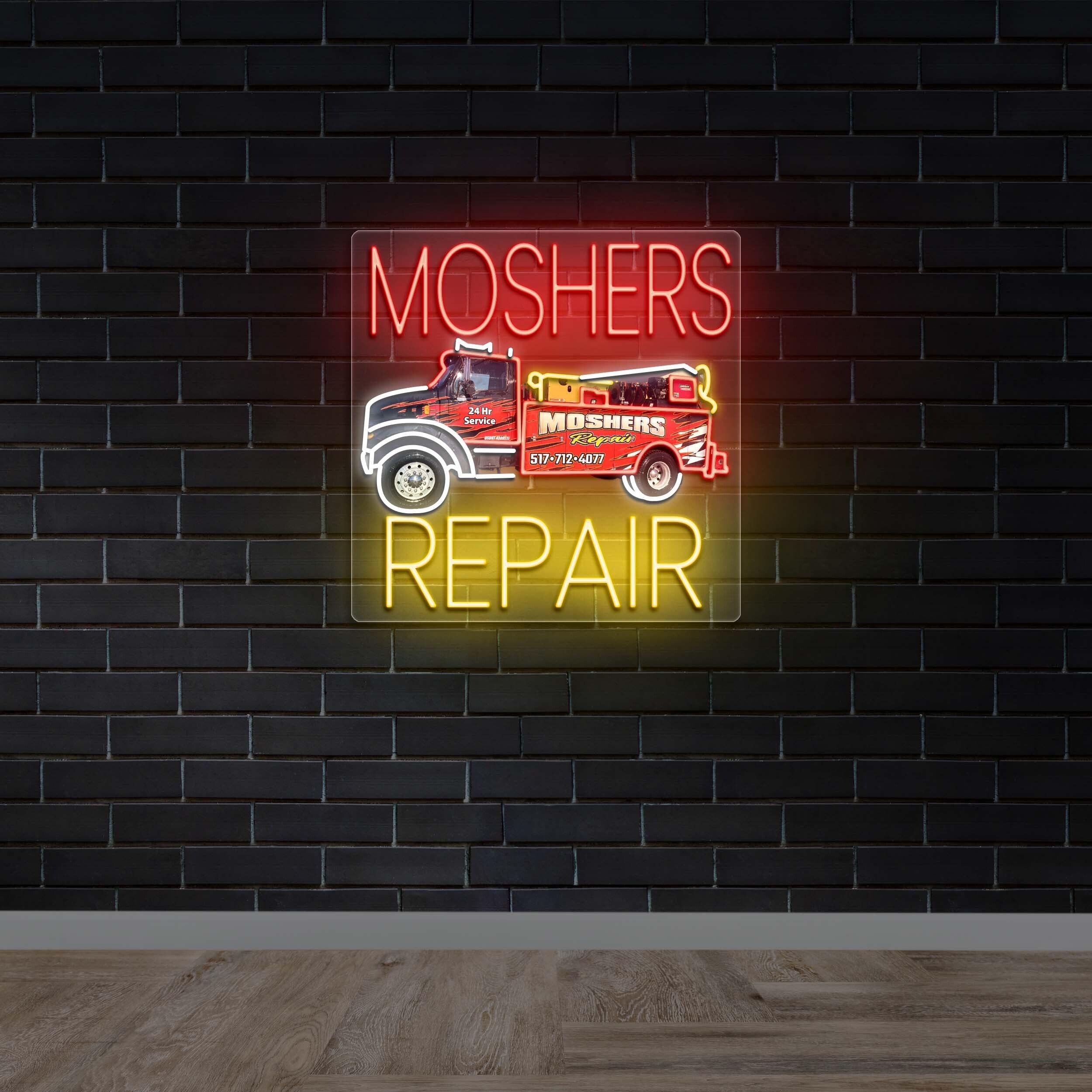 Moshers Repair - Premium Neon Artwork