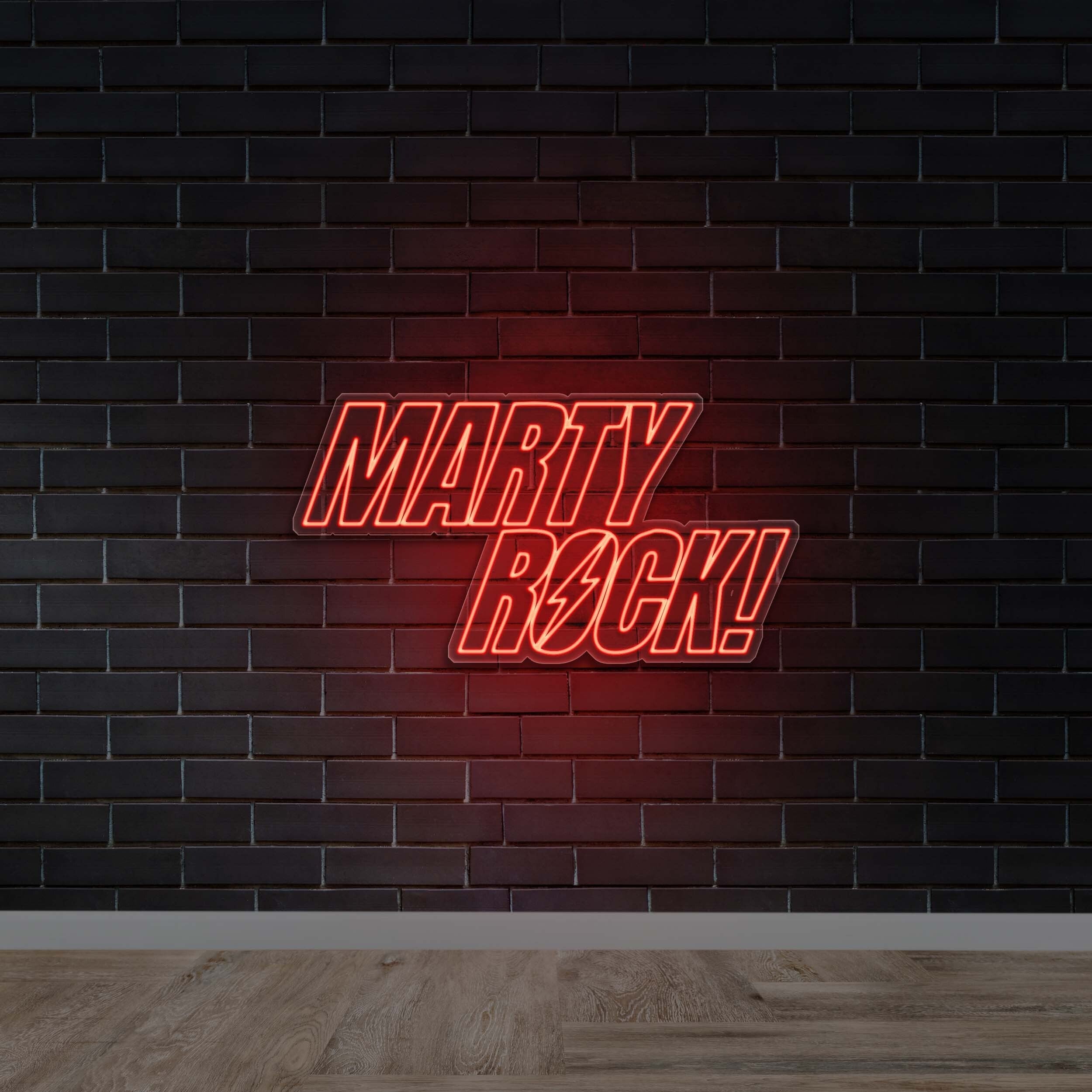 MARTY ROCK!- Premium Neon Artwork