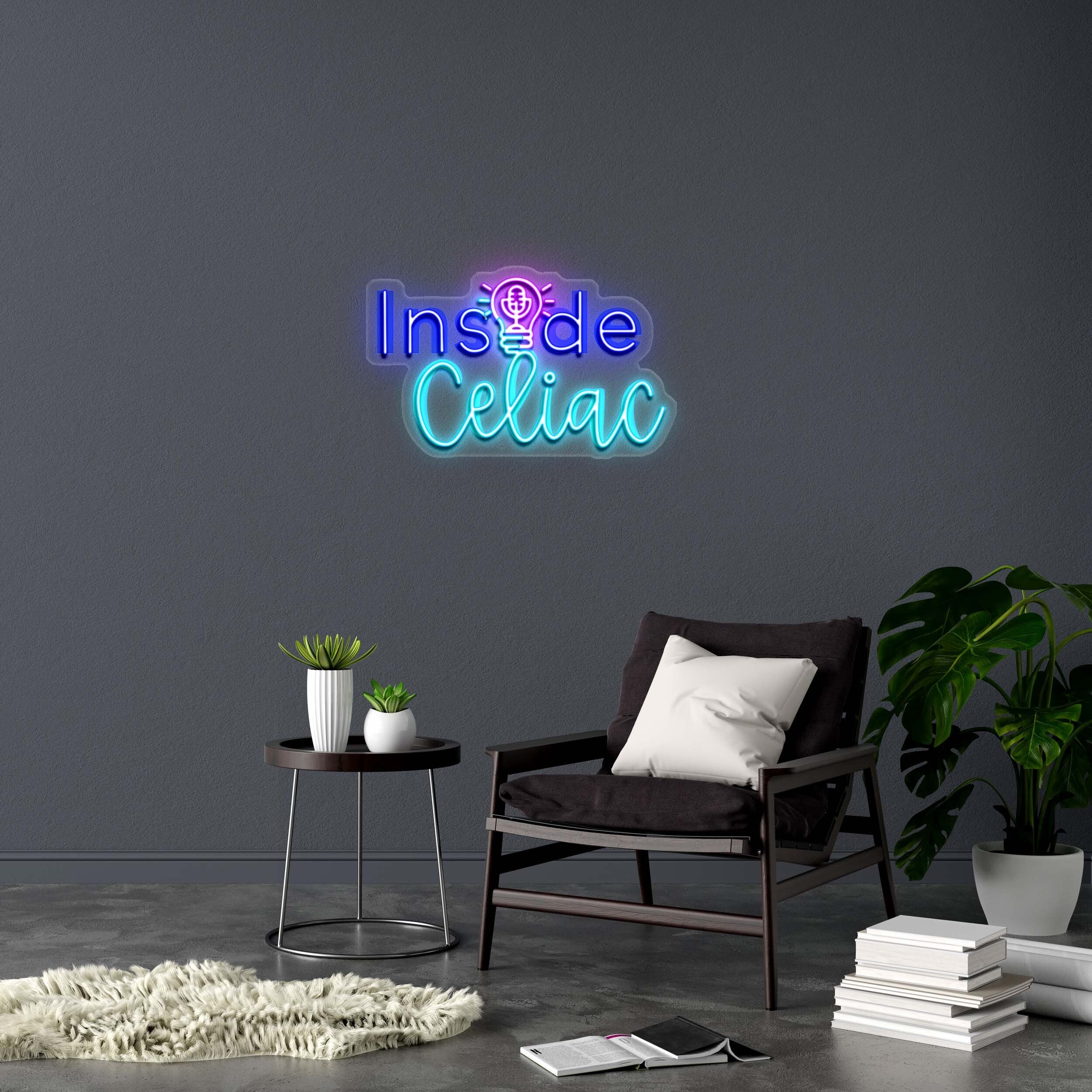 Inside Celiac - Premium Neon Artwork