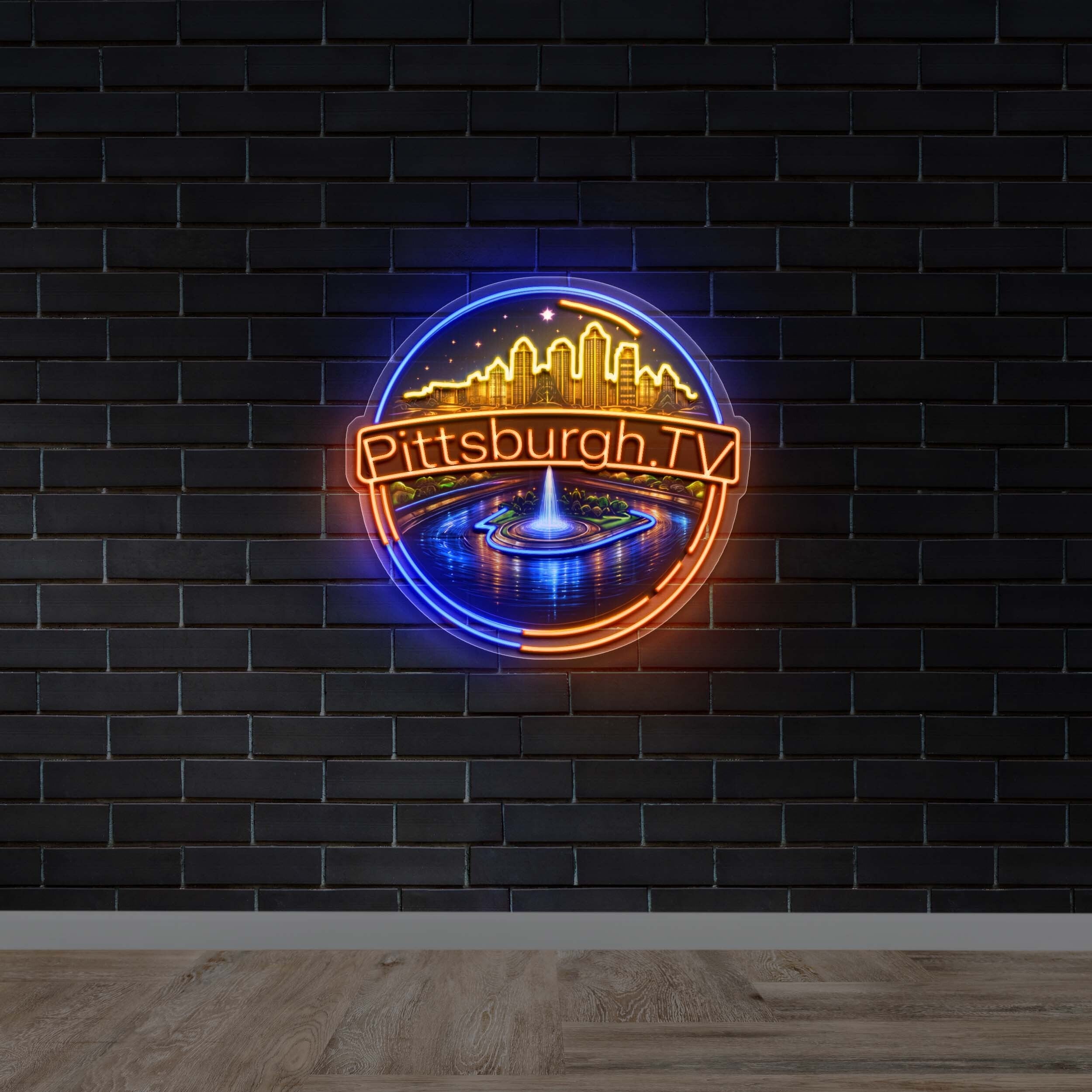 PITTSBURGH.TV - Premium Neon Artwork