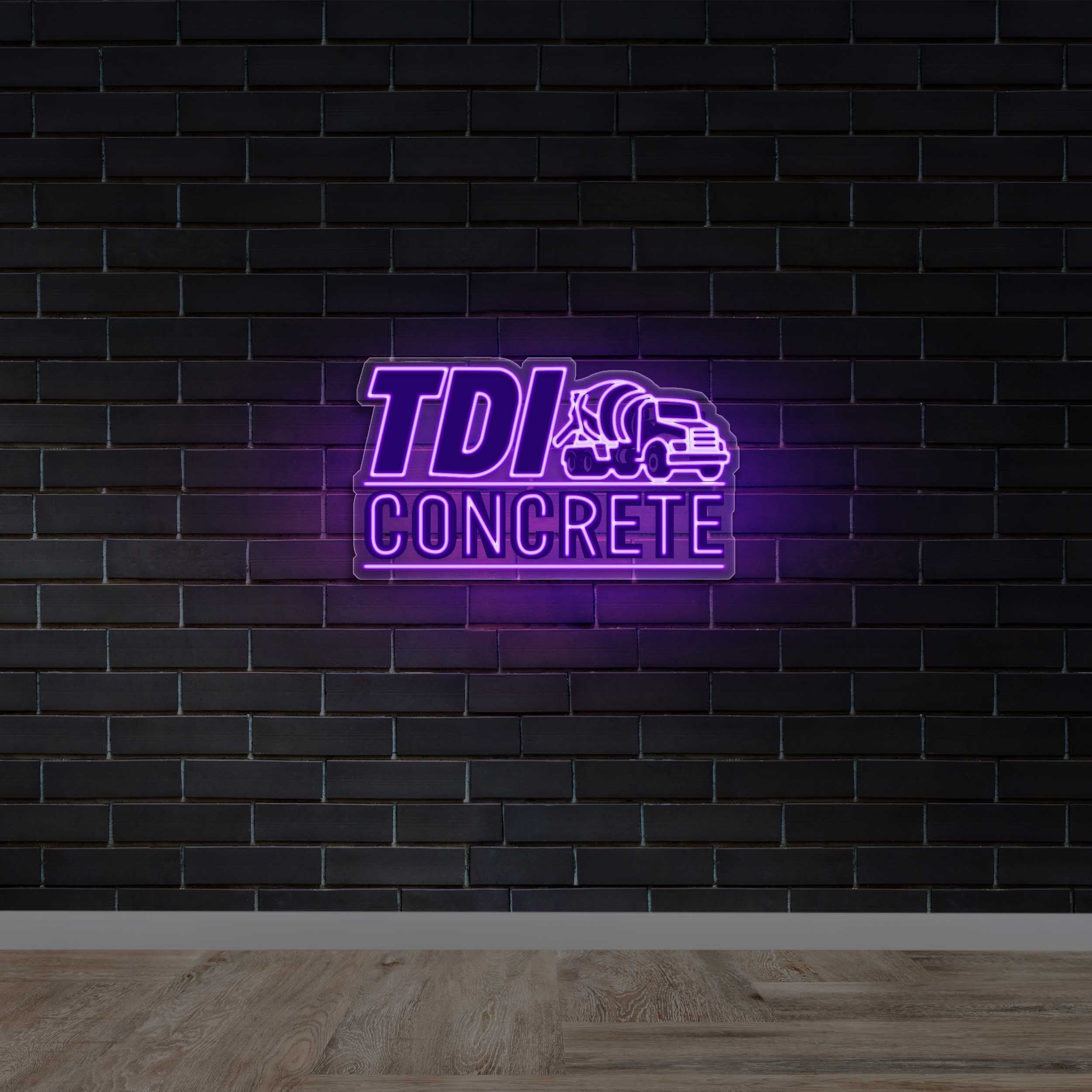 TDI Concrete - Premium Neon Artwork