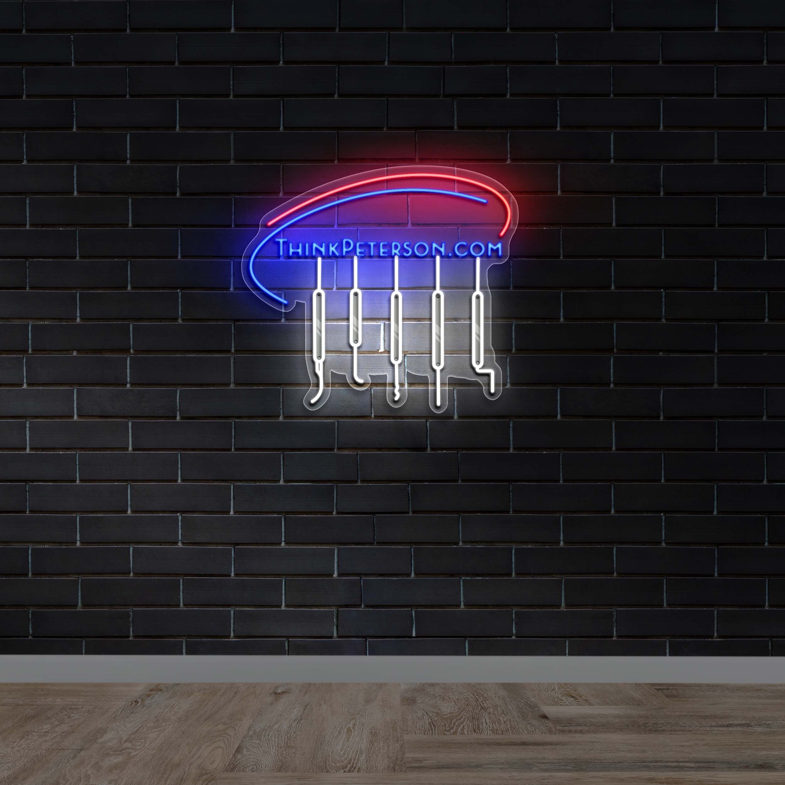 Think Peterson Lock Picks – Premium Neon Artwork