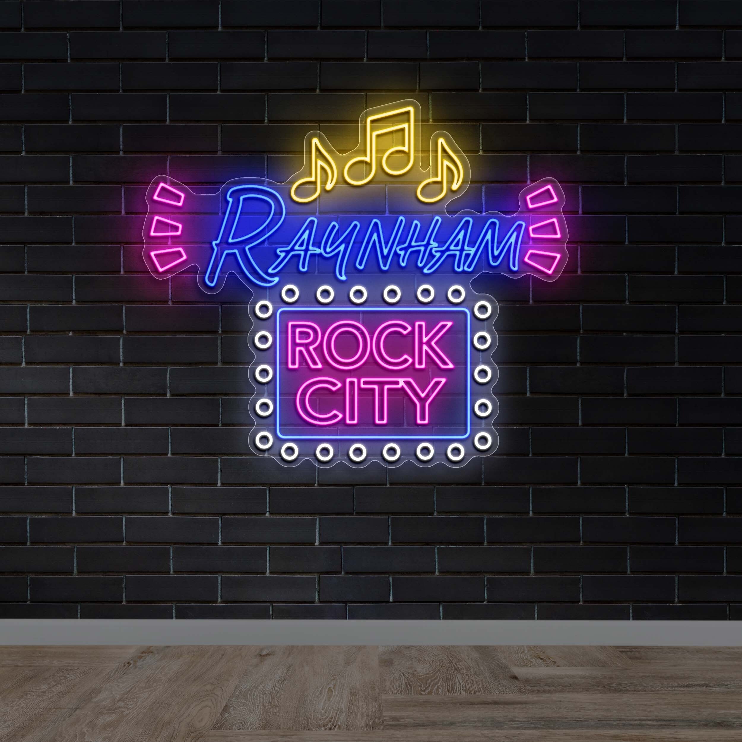 Raynham Rock City - Premium Neon Artwork