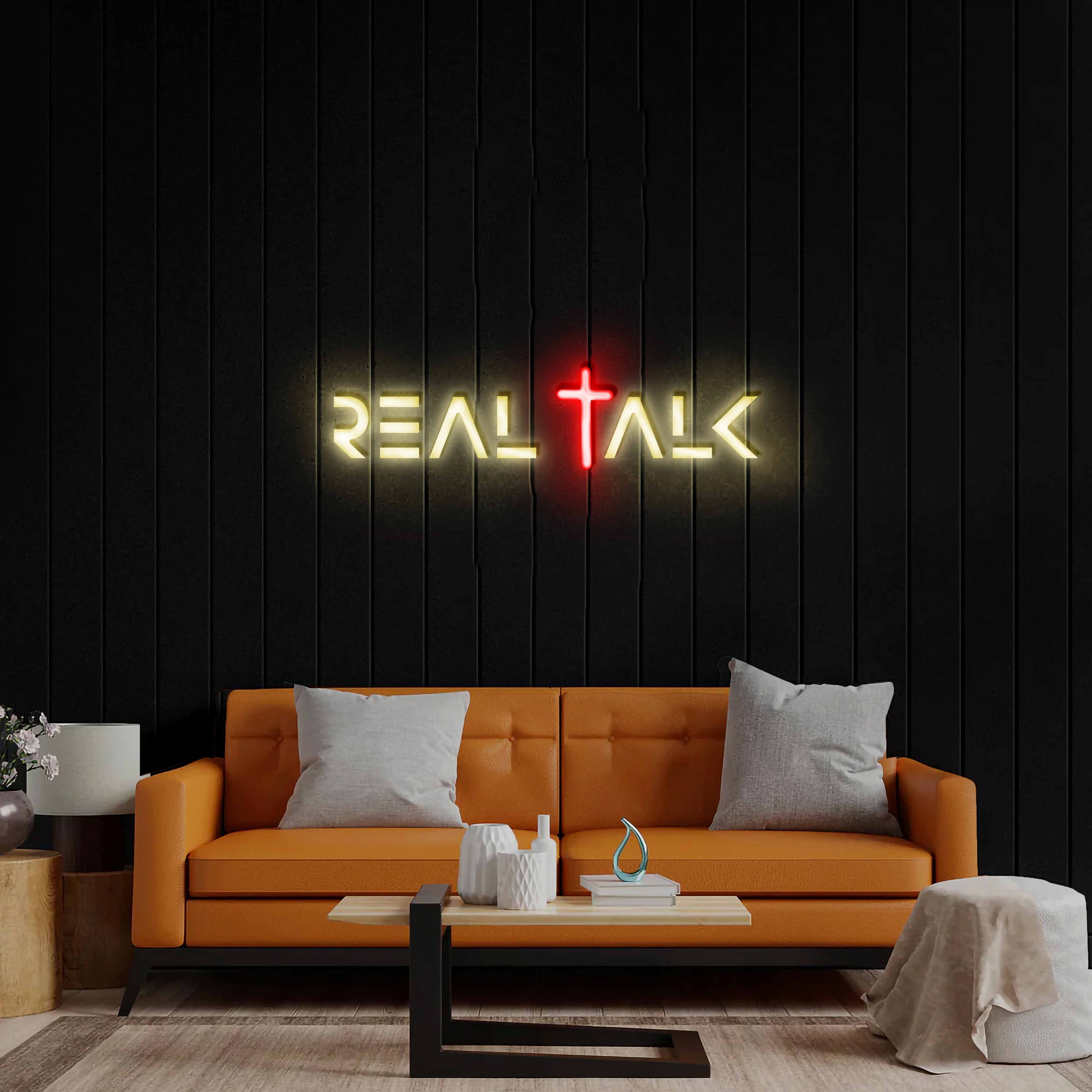 Real Talk - Premium Neon Artwork
