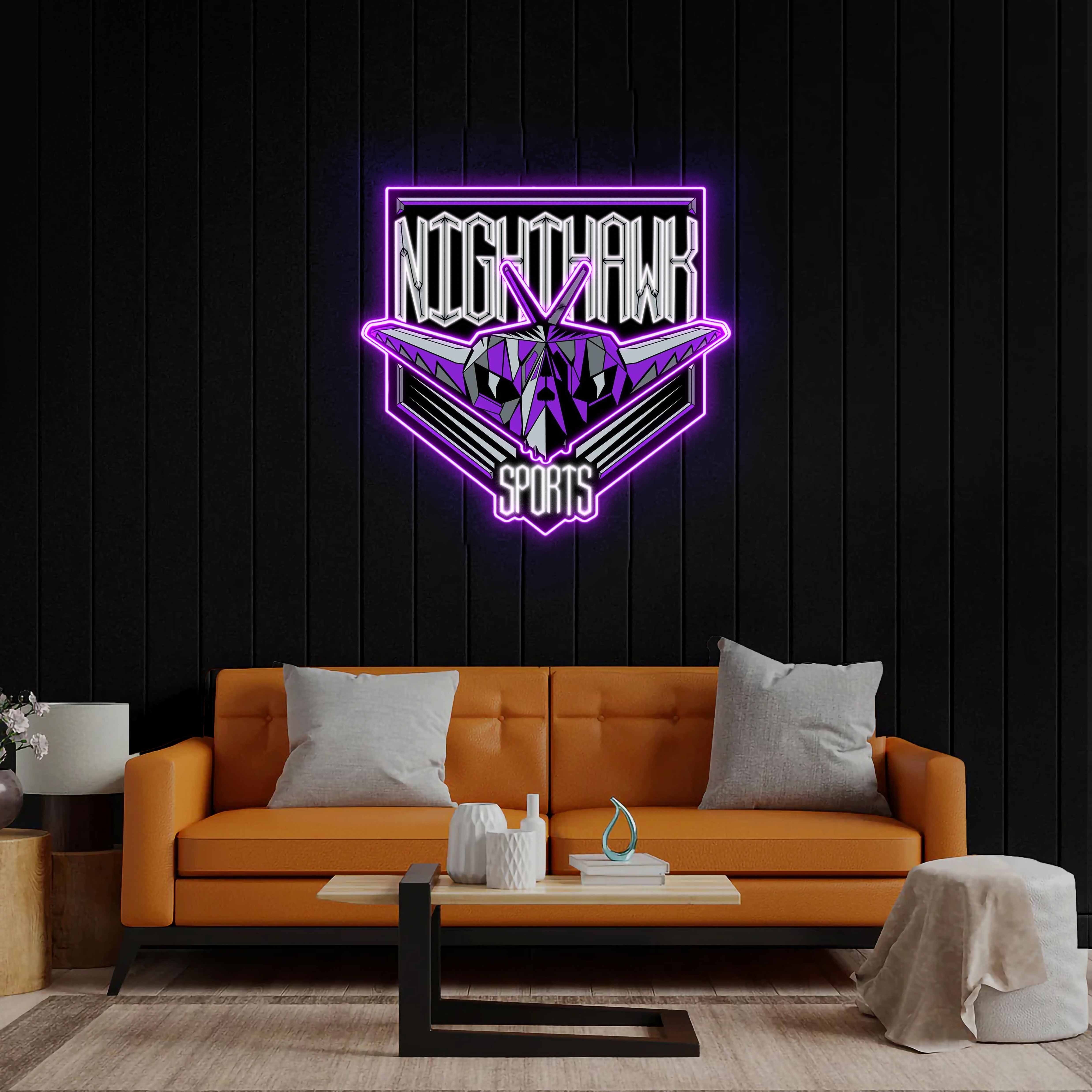 NIGHTHAWK SPORTS - Premium Neon Artwork