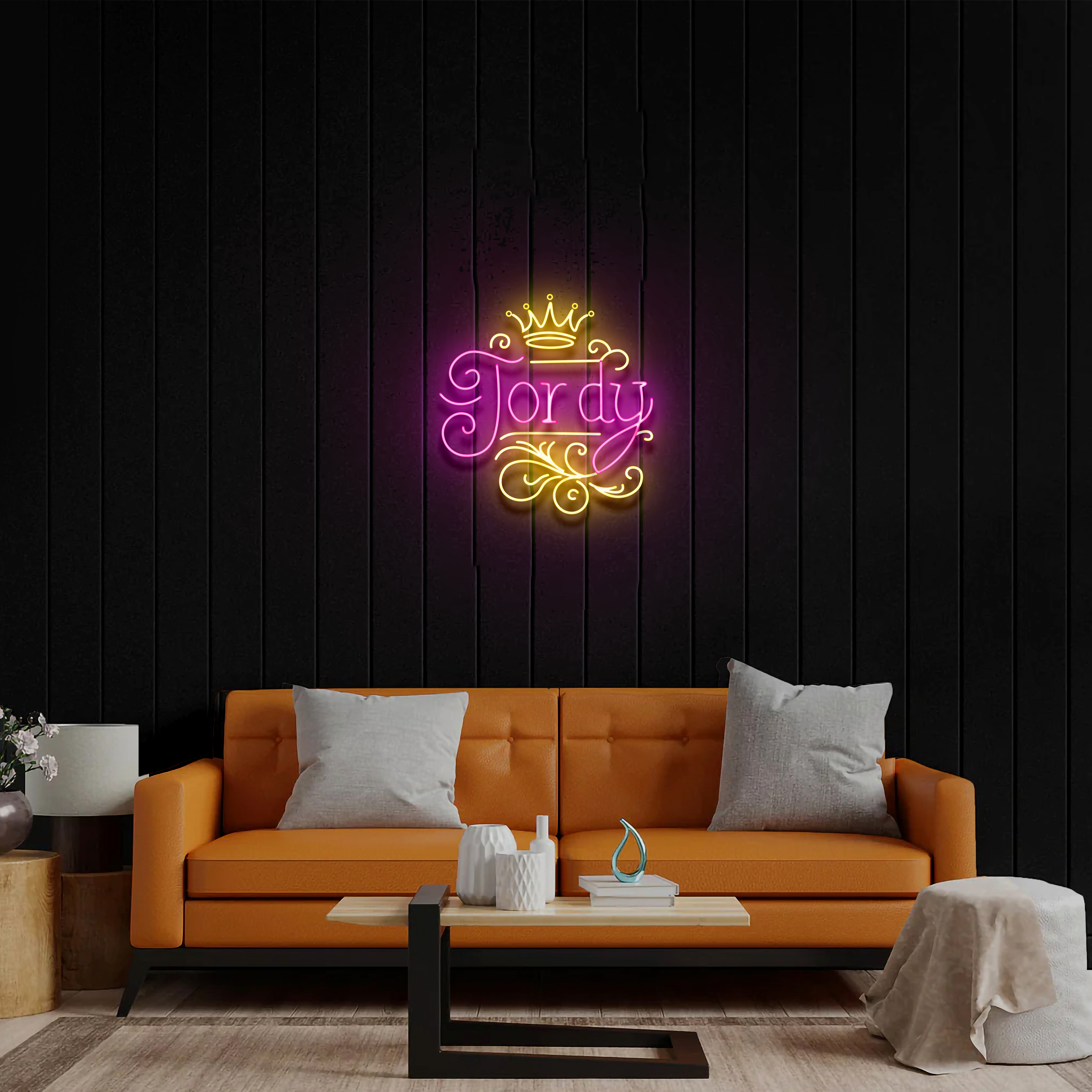 Jordy - Premium Neon Artwork