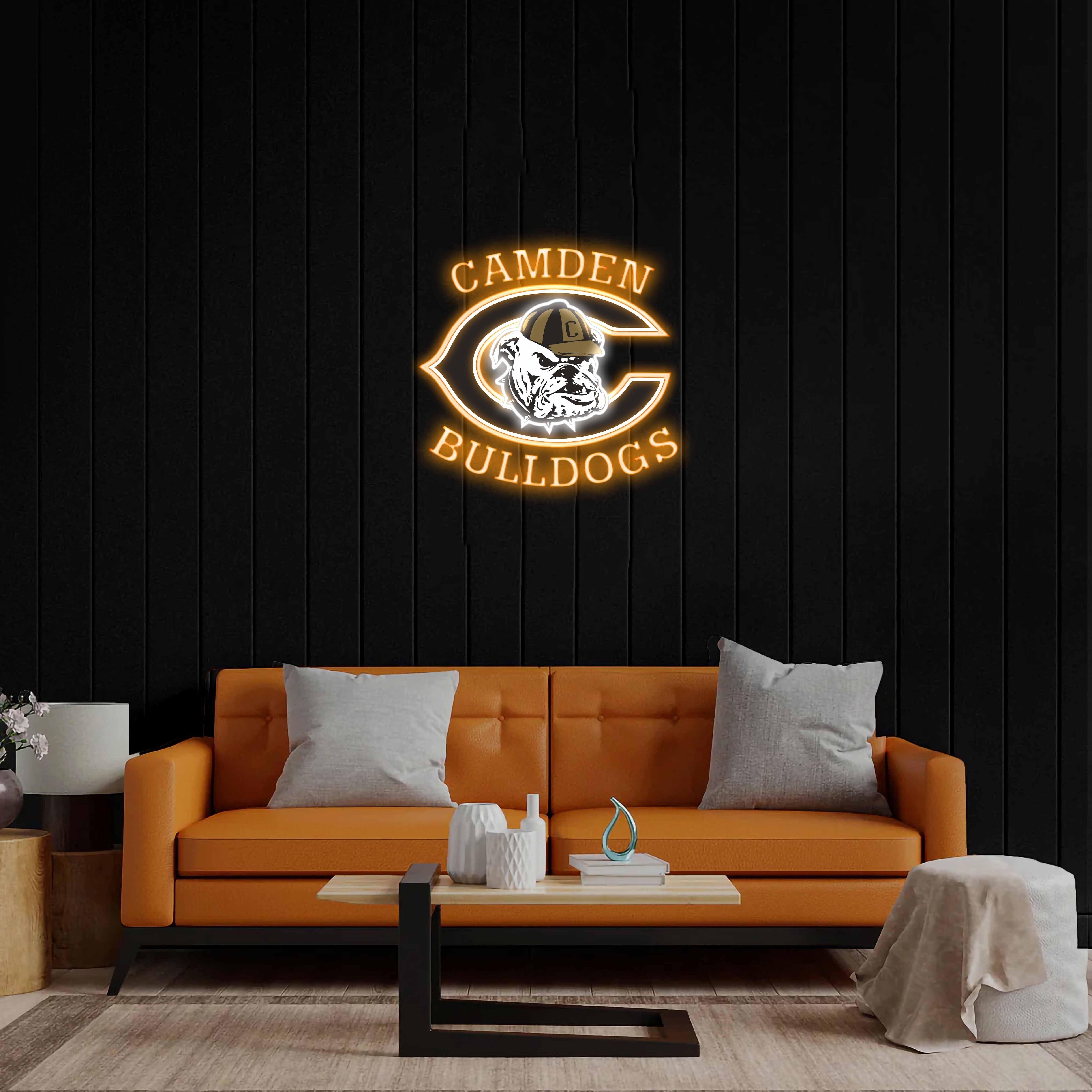 Camden Bulldogs - Premium Neon Artwork