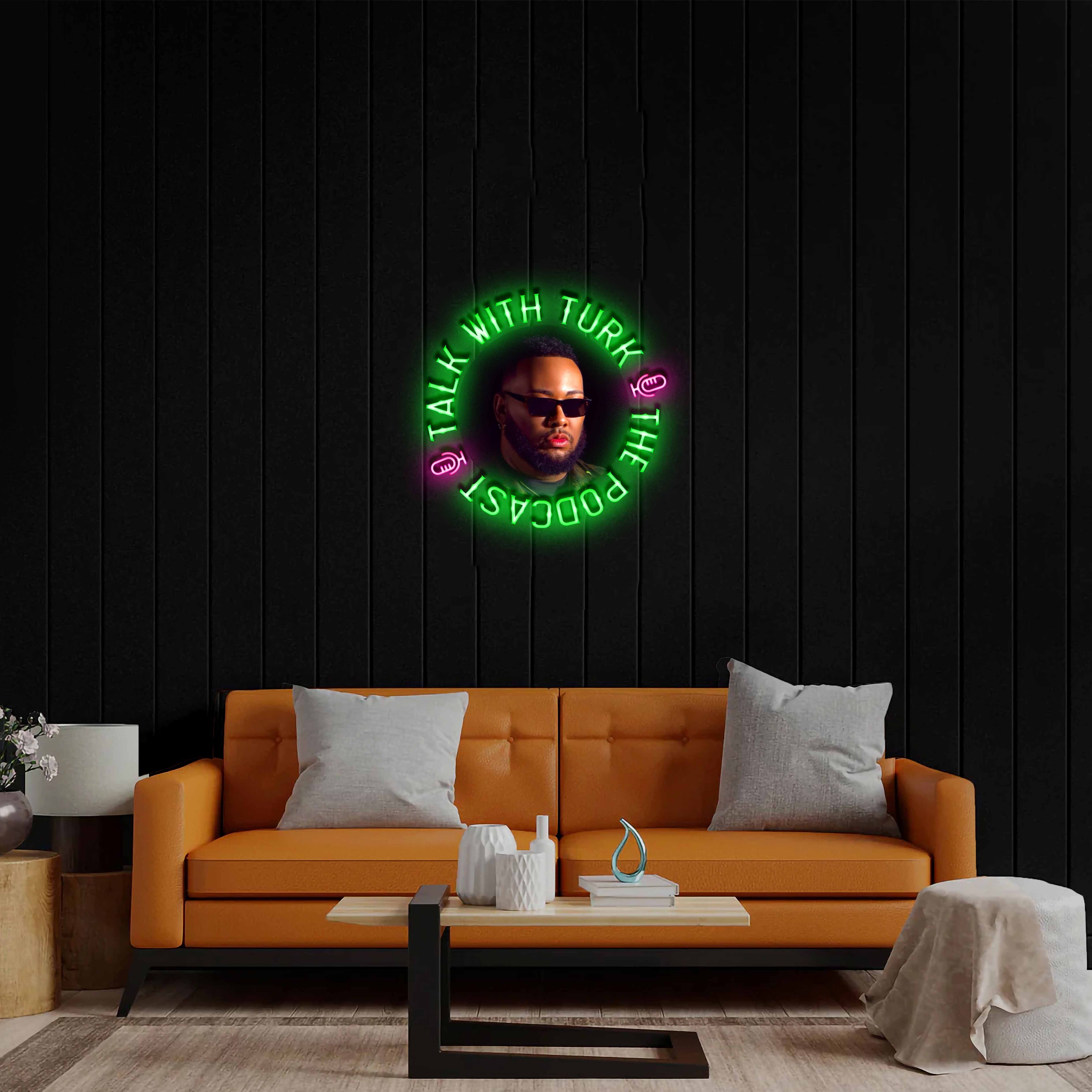Talk With Turk - Premium Neon Artwork