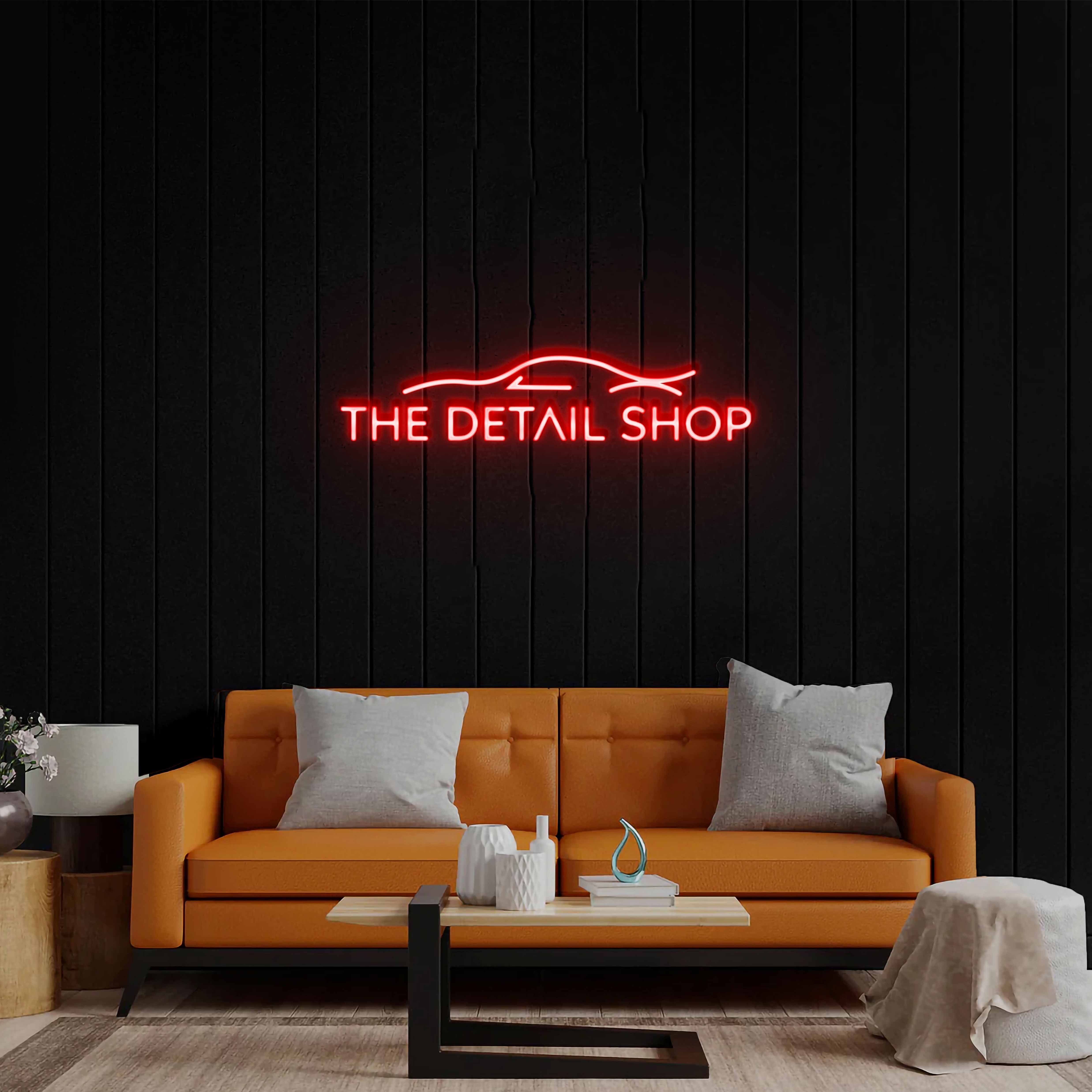 The Detail Shop - Premium Neon Artwork