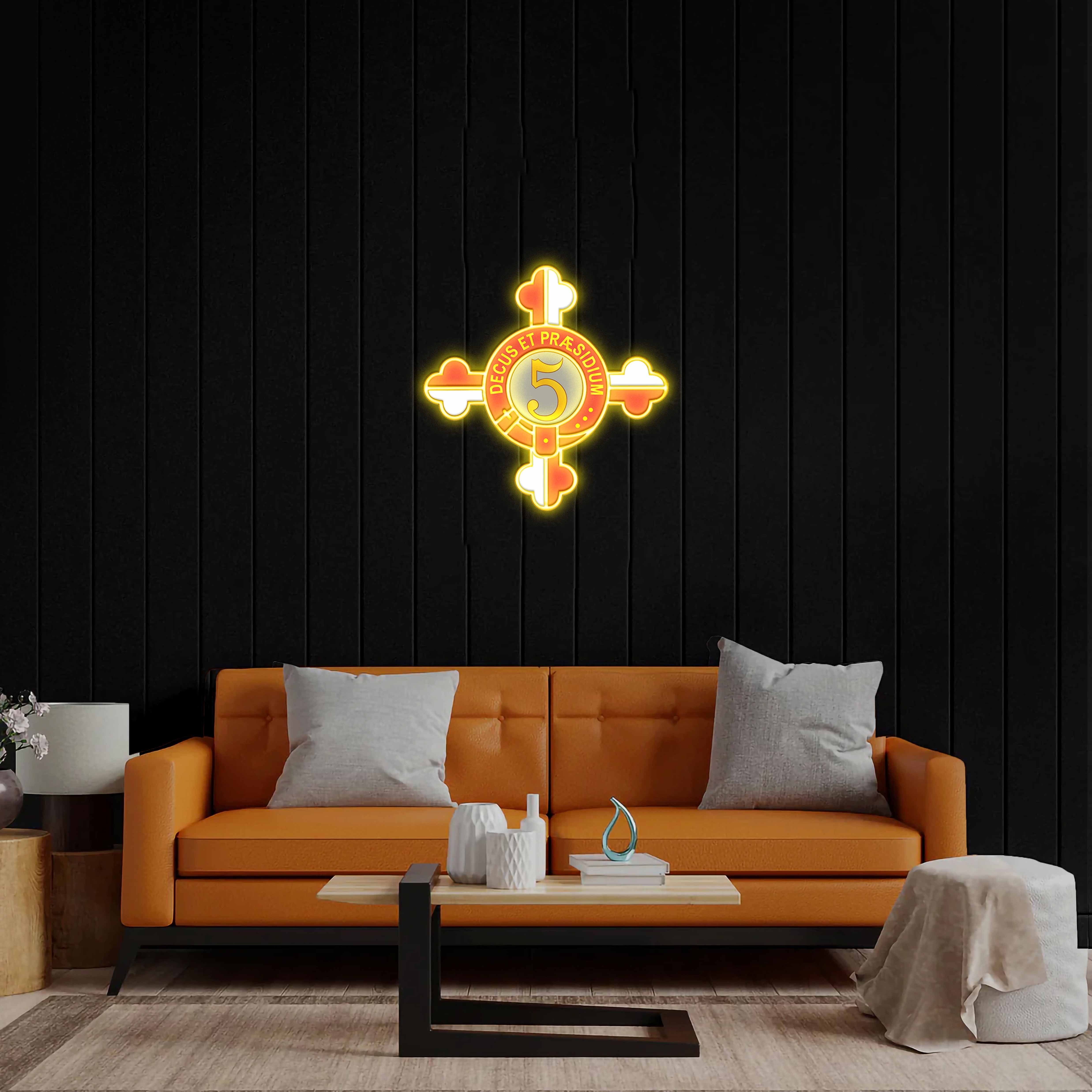 Military Insignia - Premium Neon Artwork