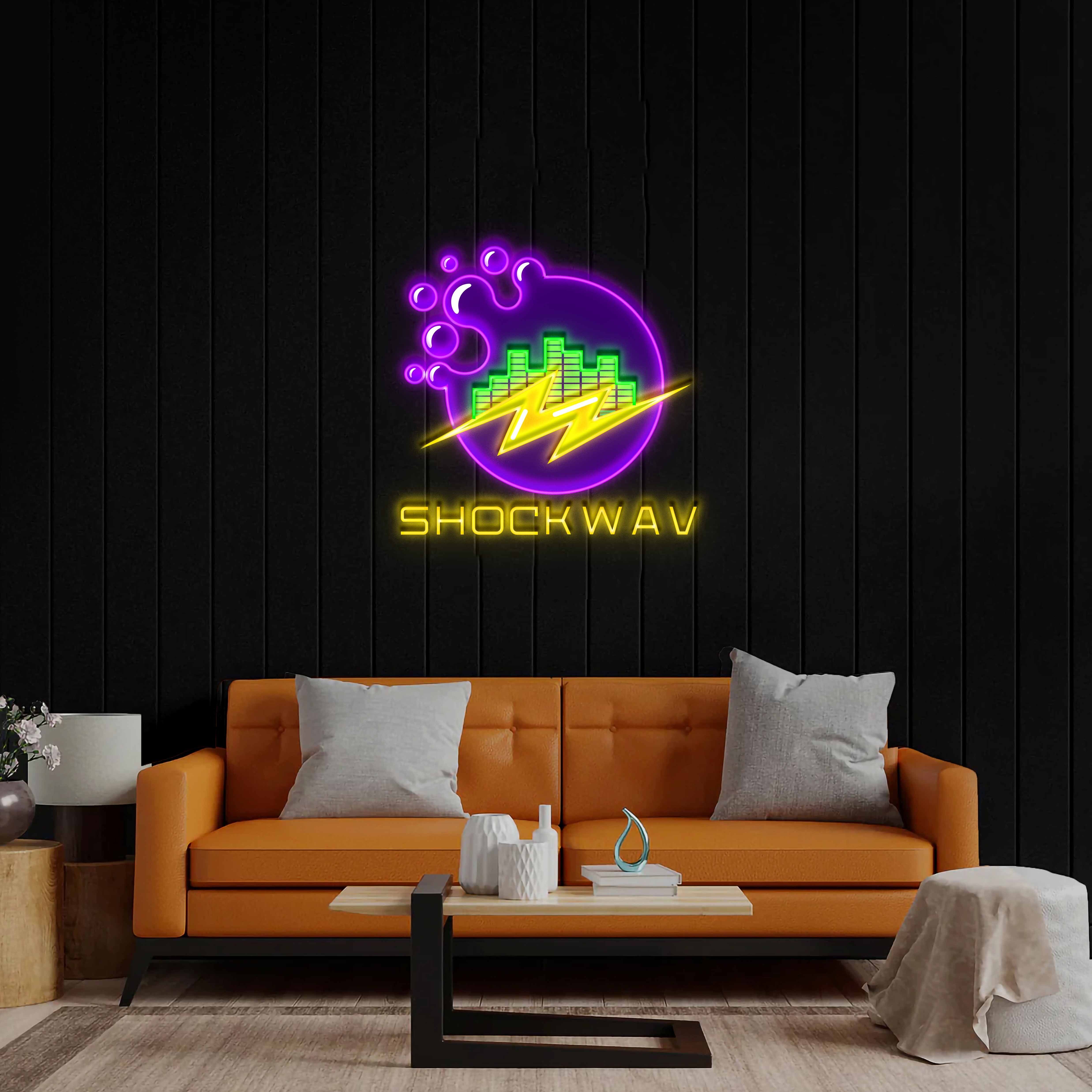 SHOCKWAV - Premium Neon Artwork
