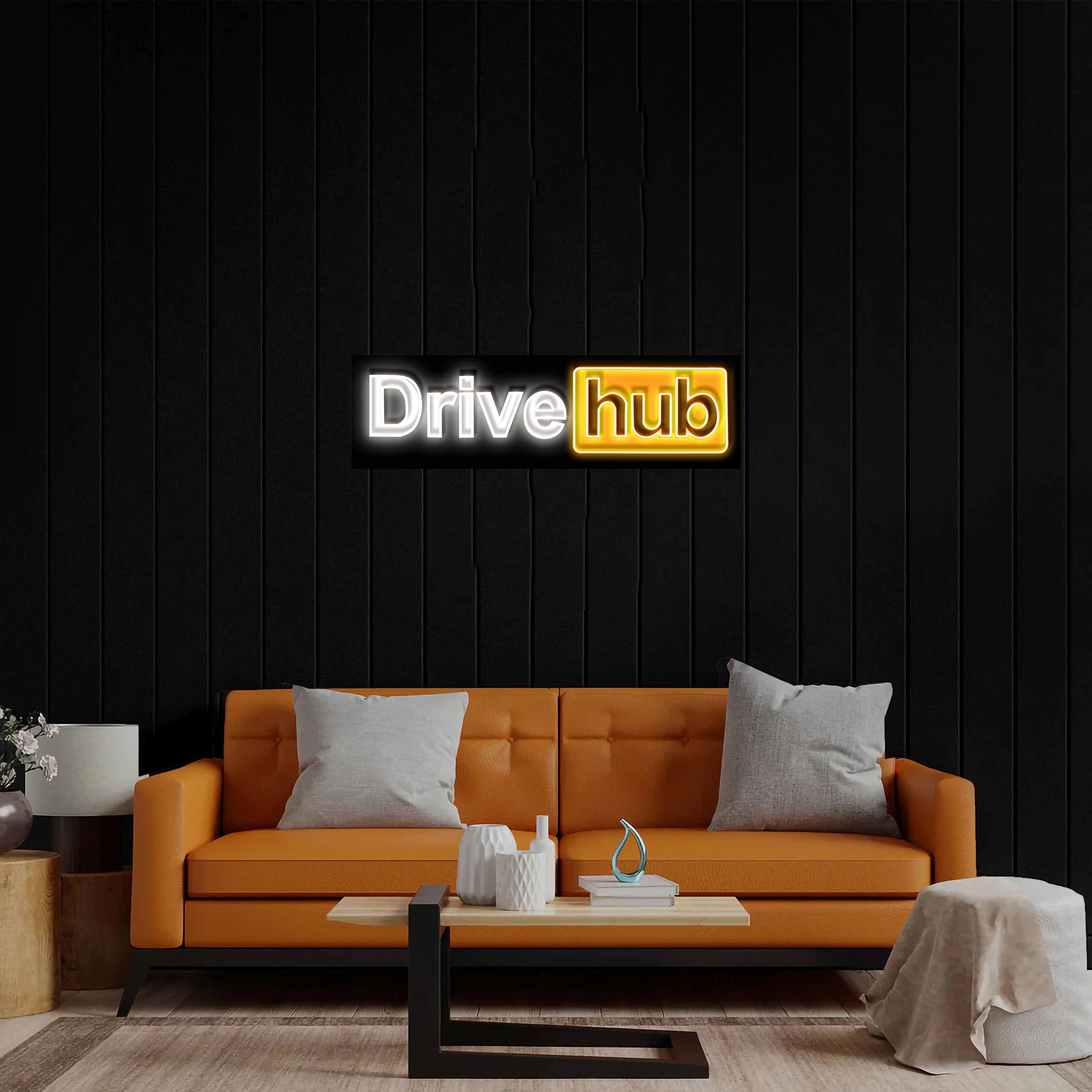 Drive hub - Premium Neon Artwork