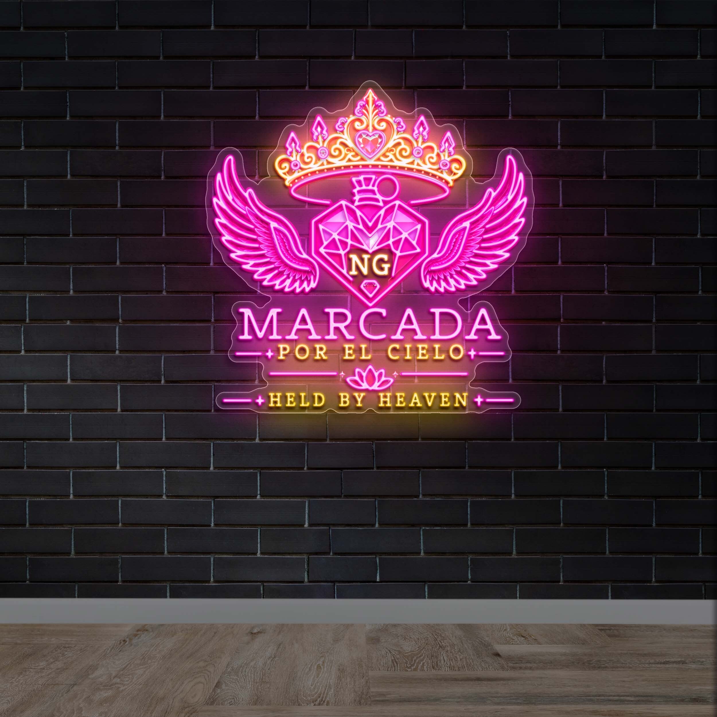 Marcada por el Cielo | 2nd version - Premium Neon Artwork