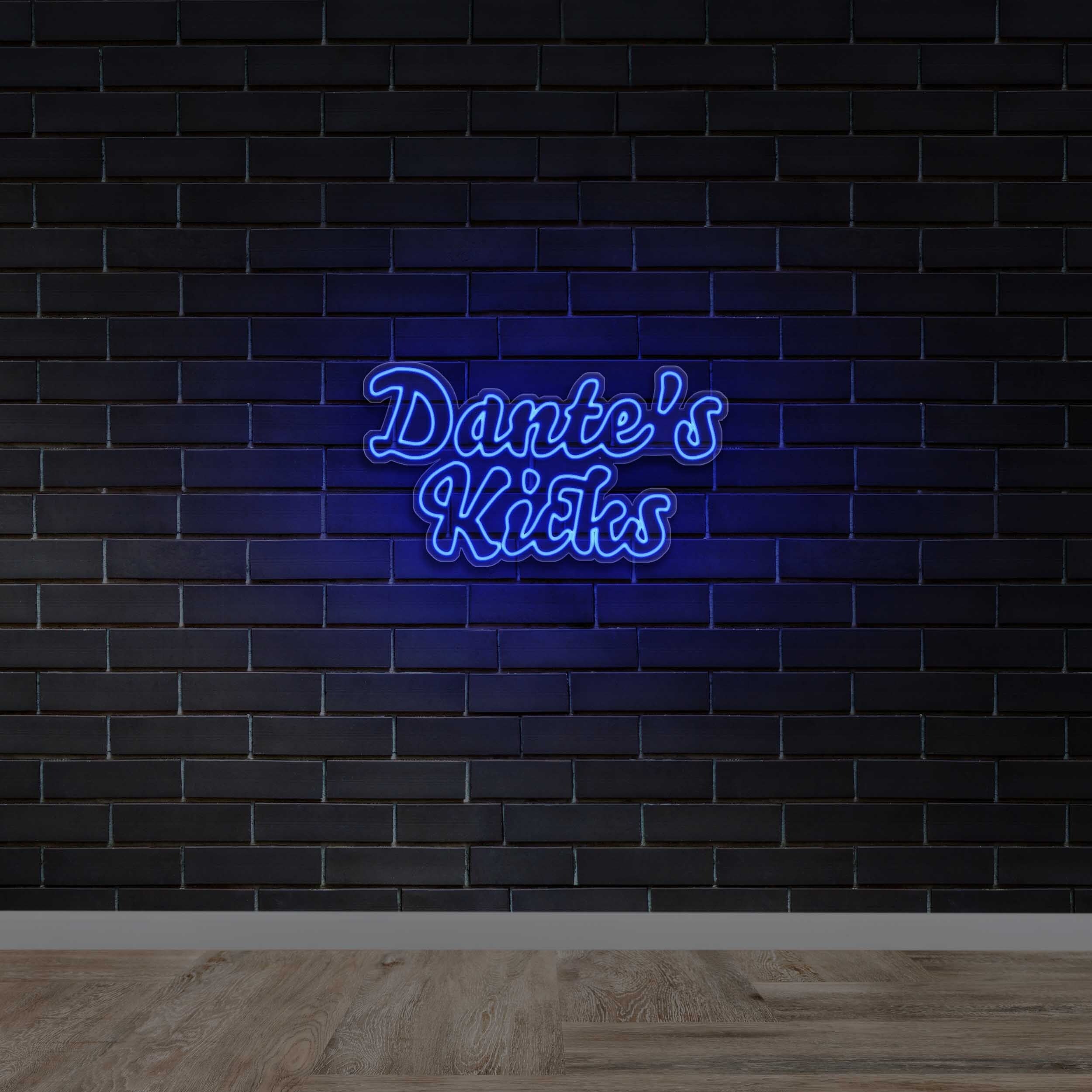 Dante's Kicks - Premium Neon Artwork