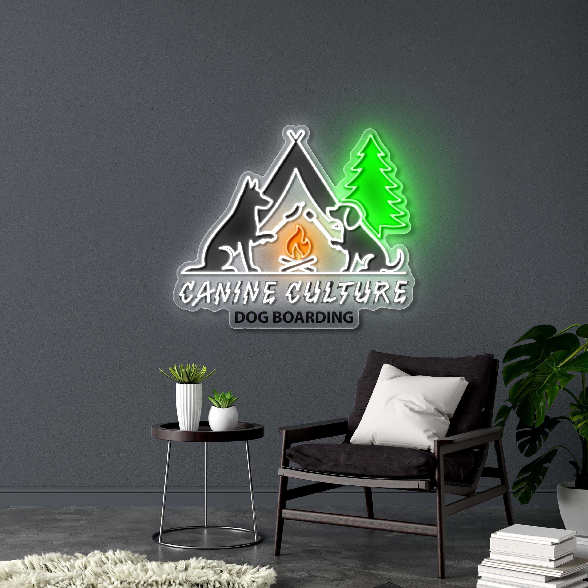 CANINE CULTURE - Premium Neon Artwork