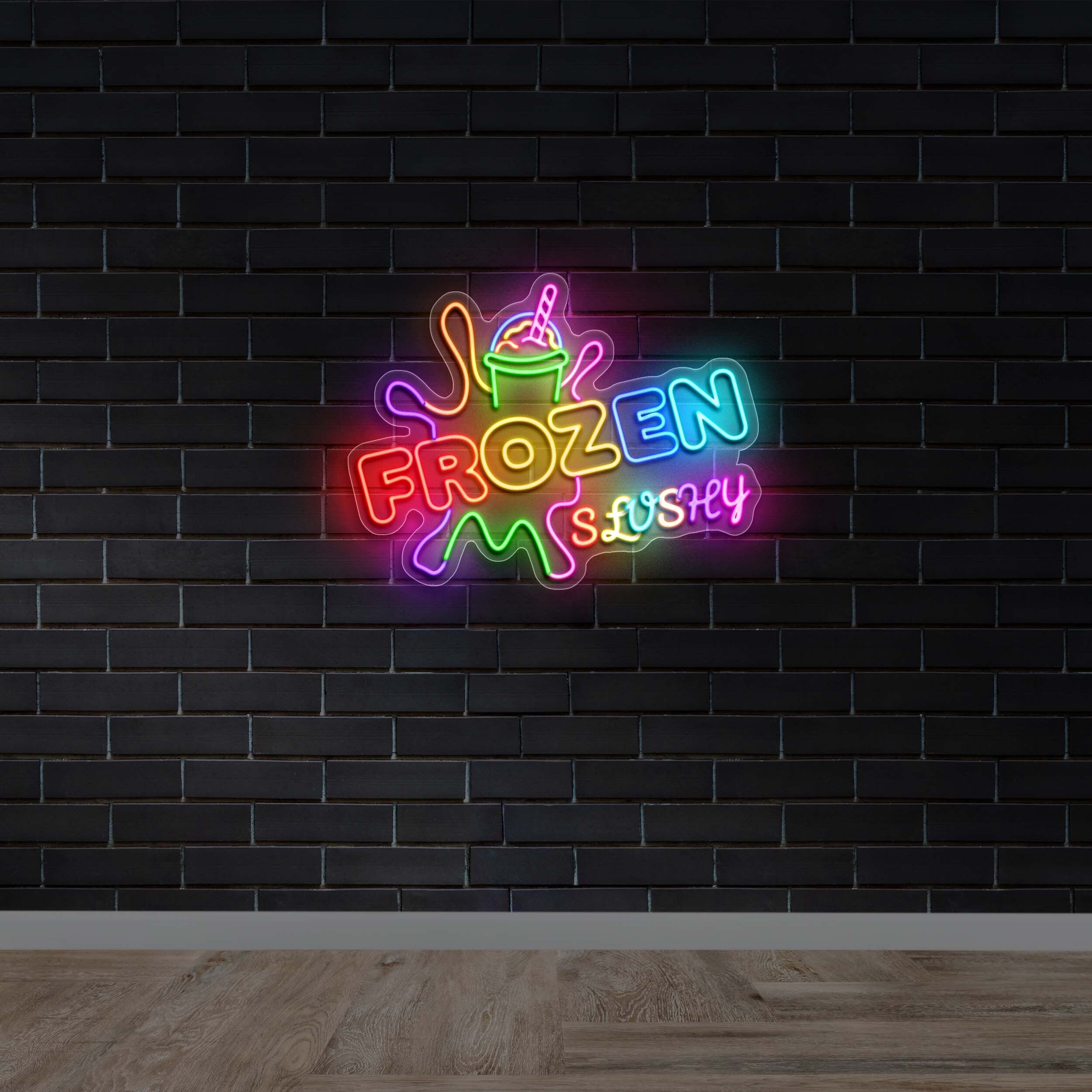 FOUNTAIN SLUSHY - Premium Neon Artwork