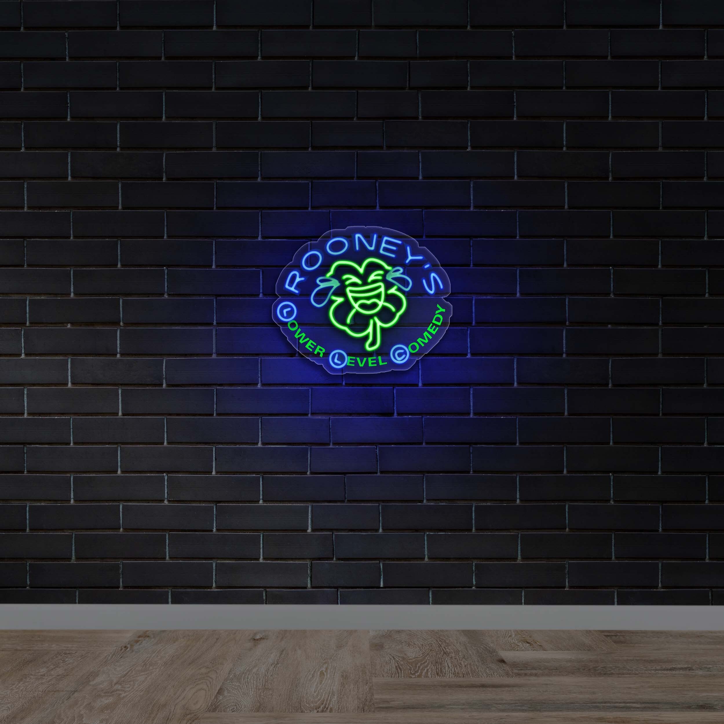 Rooney's - Premium Neon Artwork