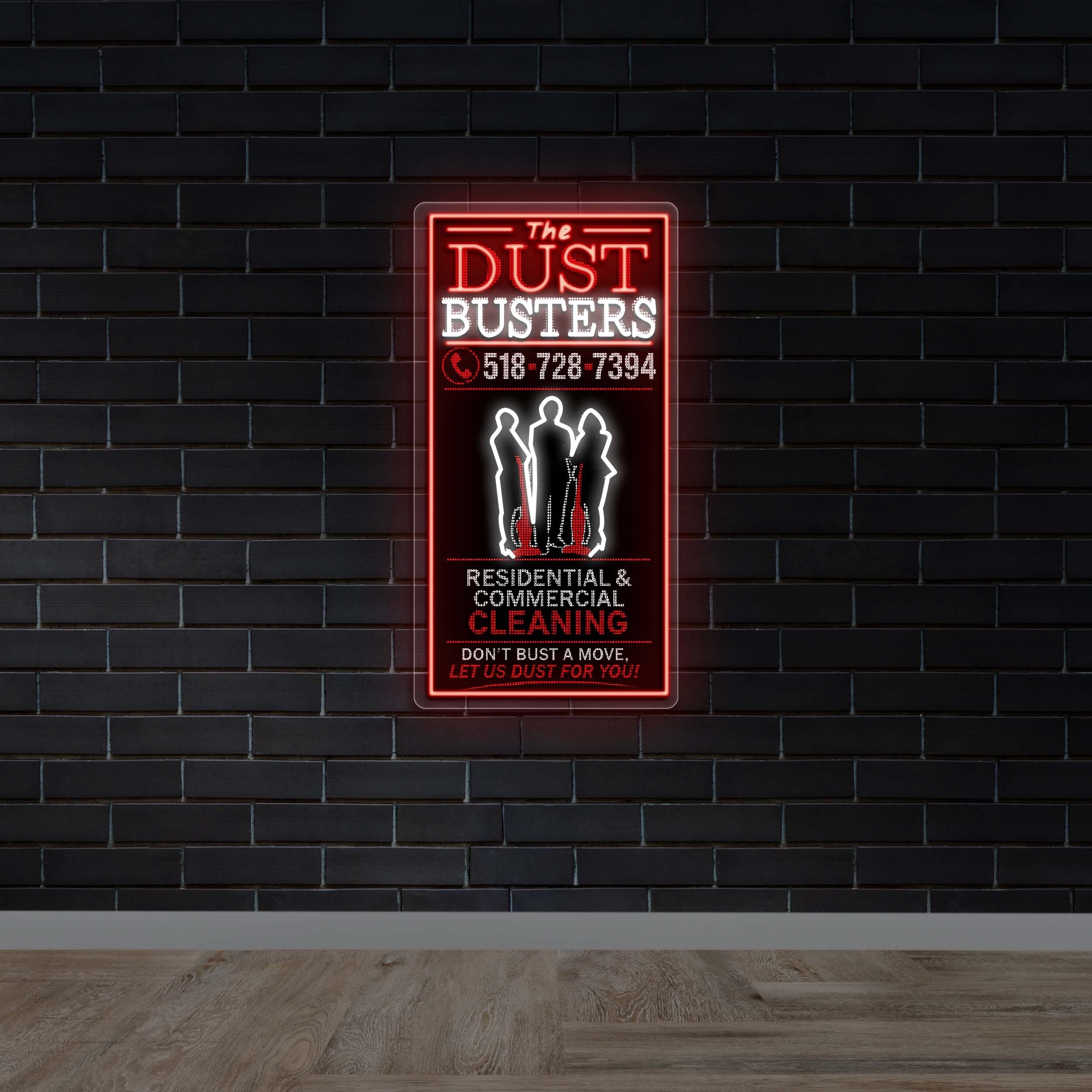 THE DUST BUSTERS | 2nd Version - Premium Neon Artwork