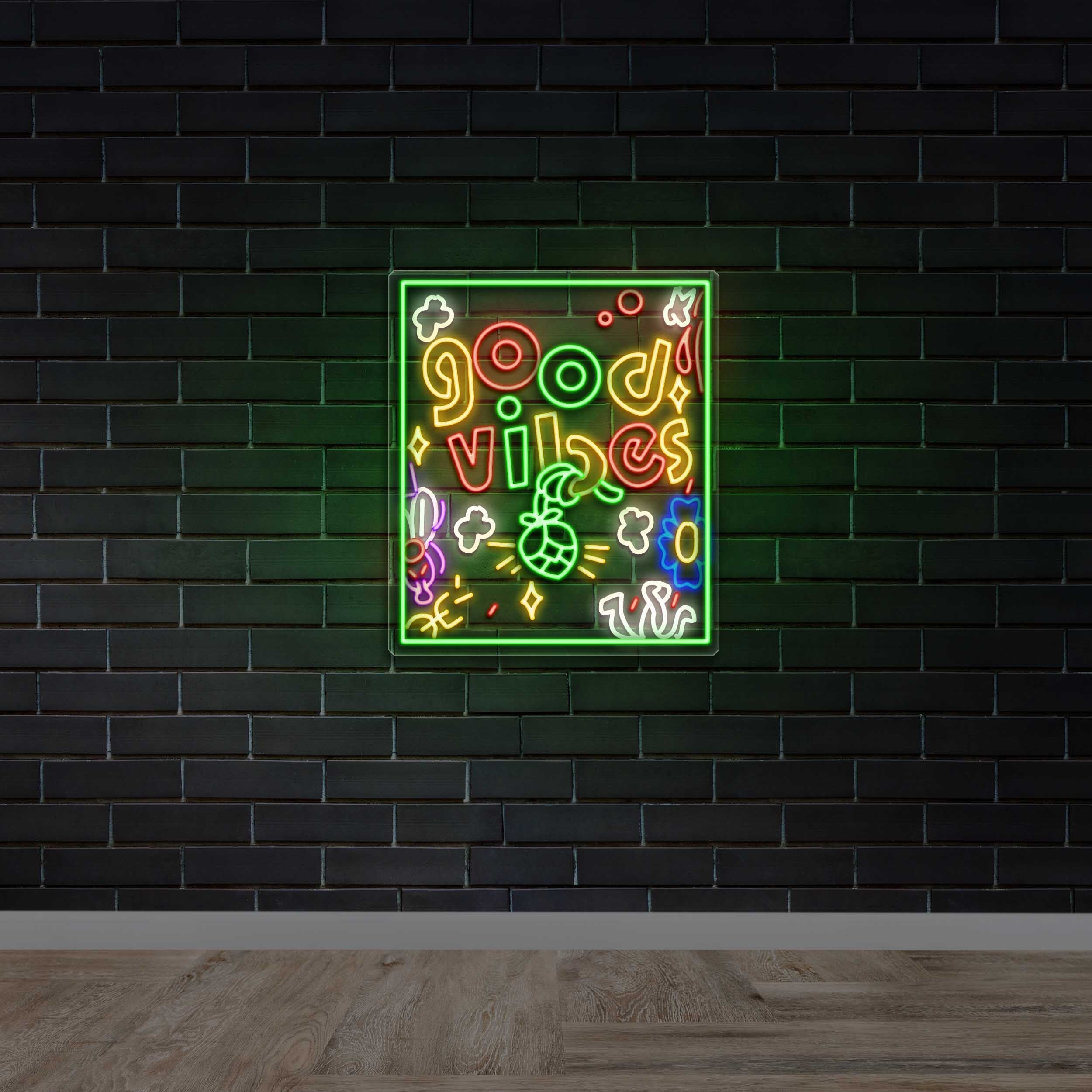Good Vibes - Premium Neon Artwork
