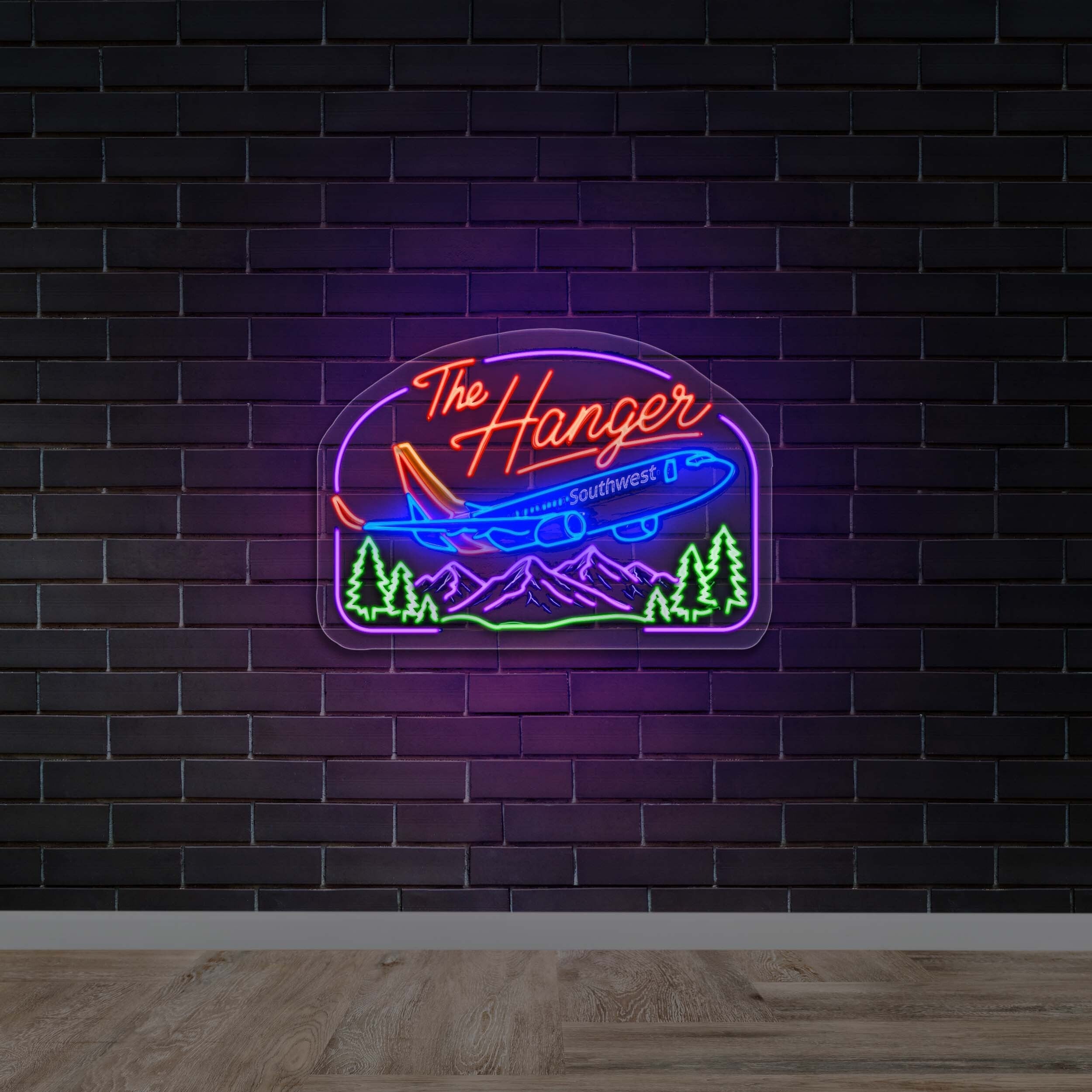 THE HANGER 3rd Version - Premium Neon Artwork