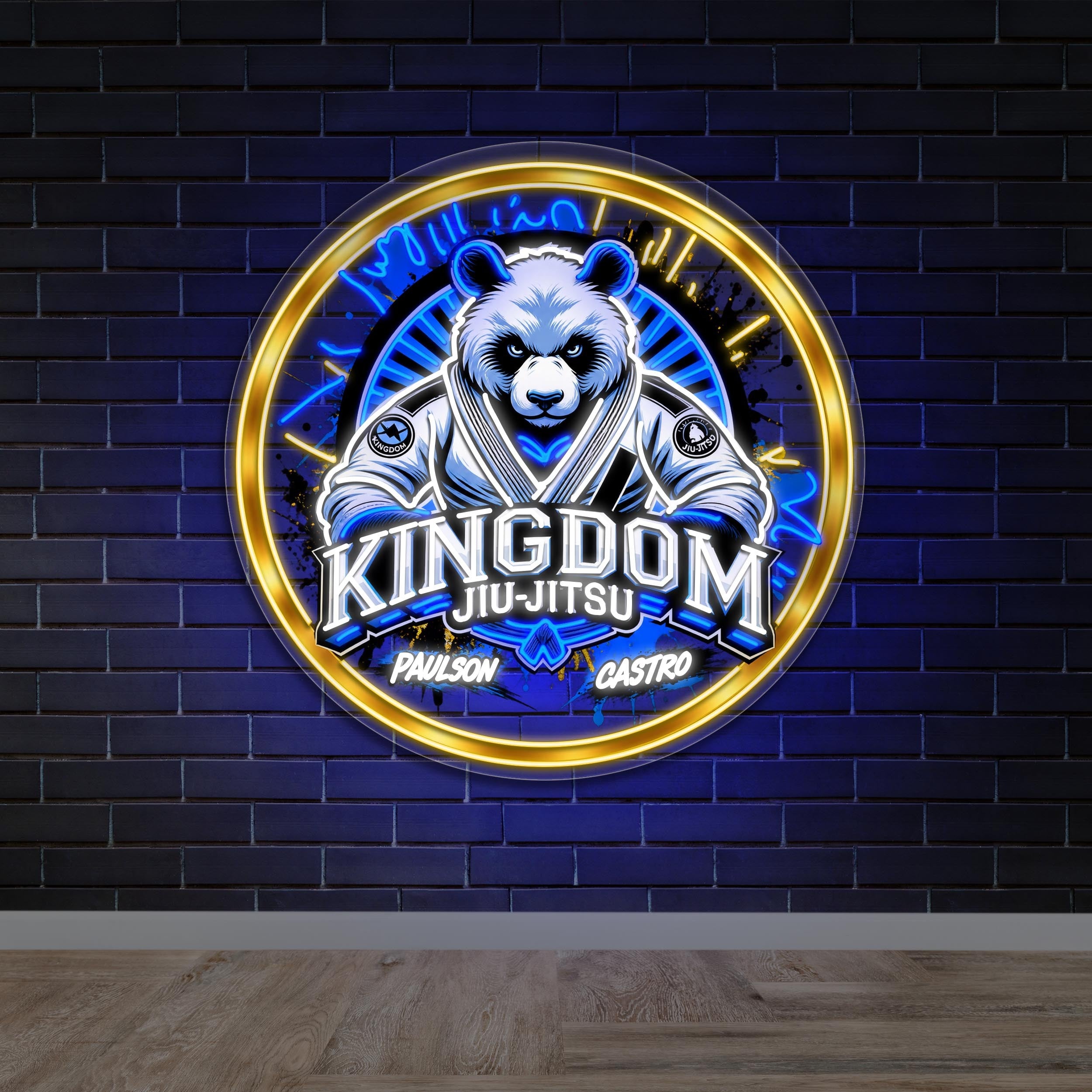 Kingdom Jiu-Jitsu - Premium Neon Artwork