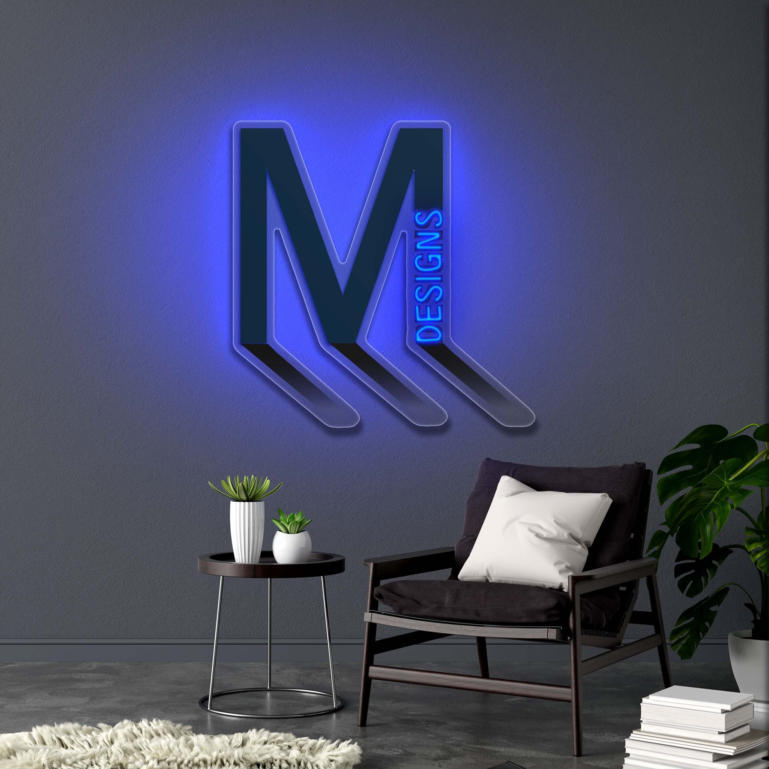 M Designs | Front-lit & Backlit - Premium Neon Artwork