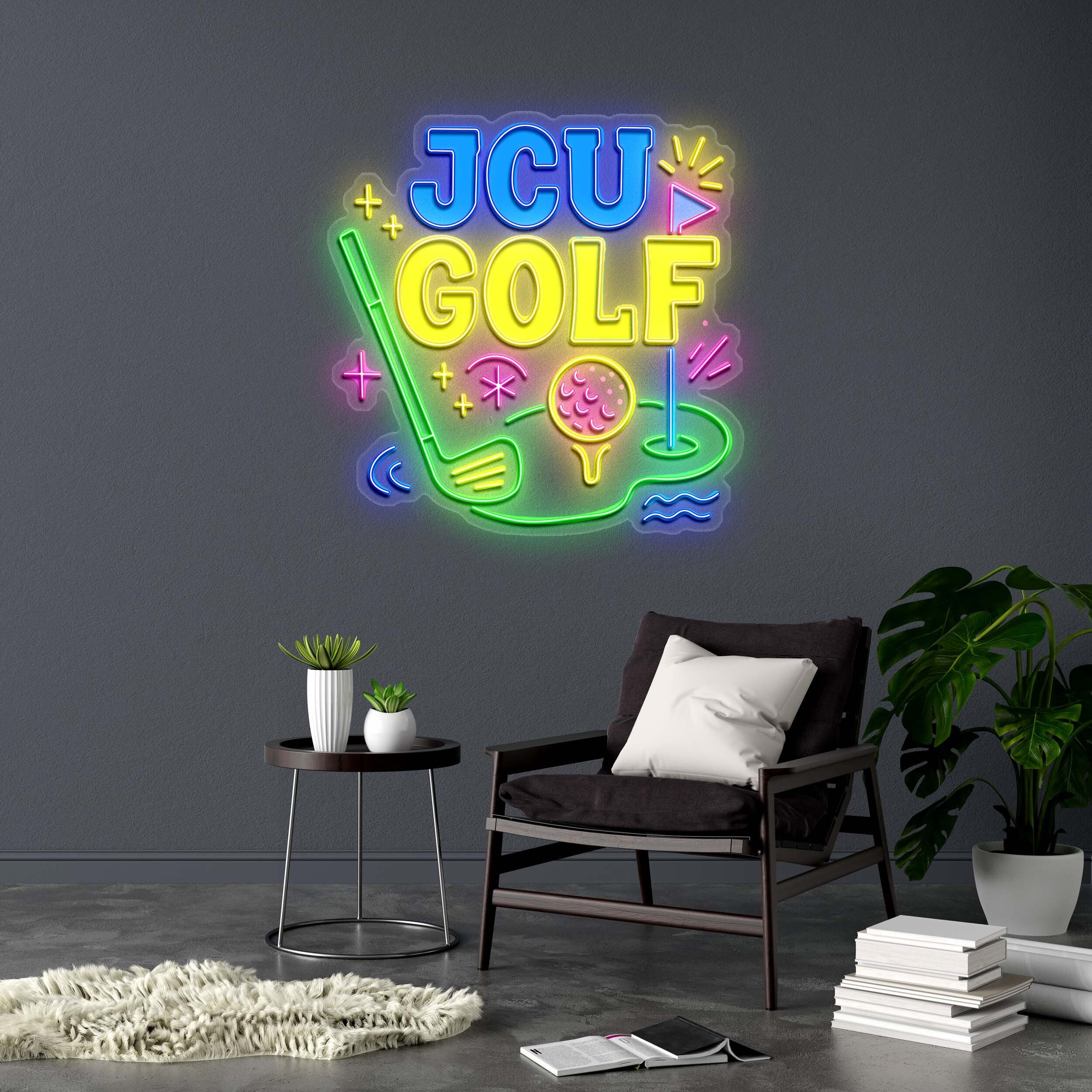 JCU GOLF | 3rd Version - Premium Neon Artwork