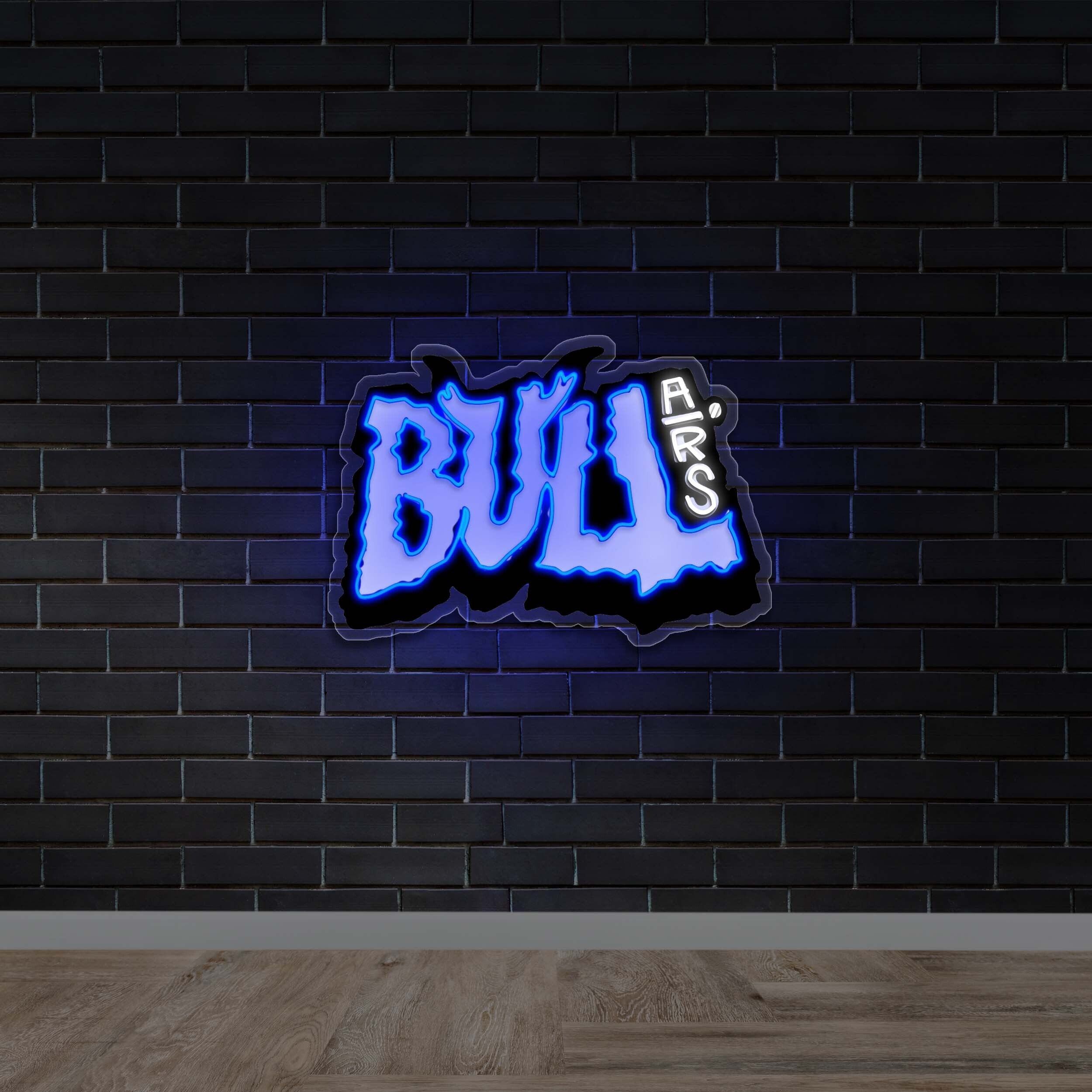 Bull Airs - Premium Neon Artwork