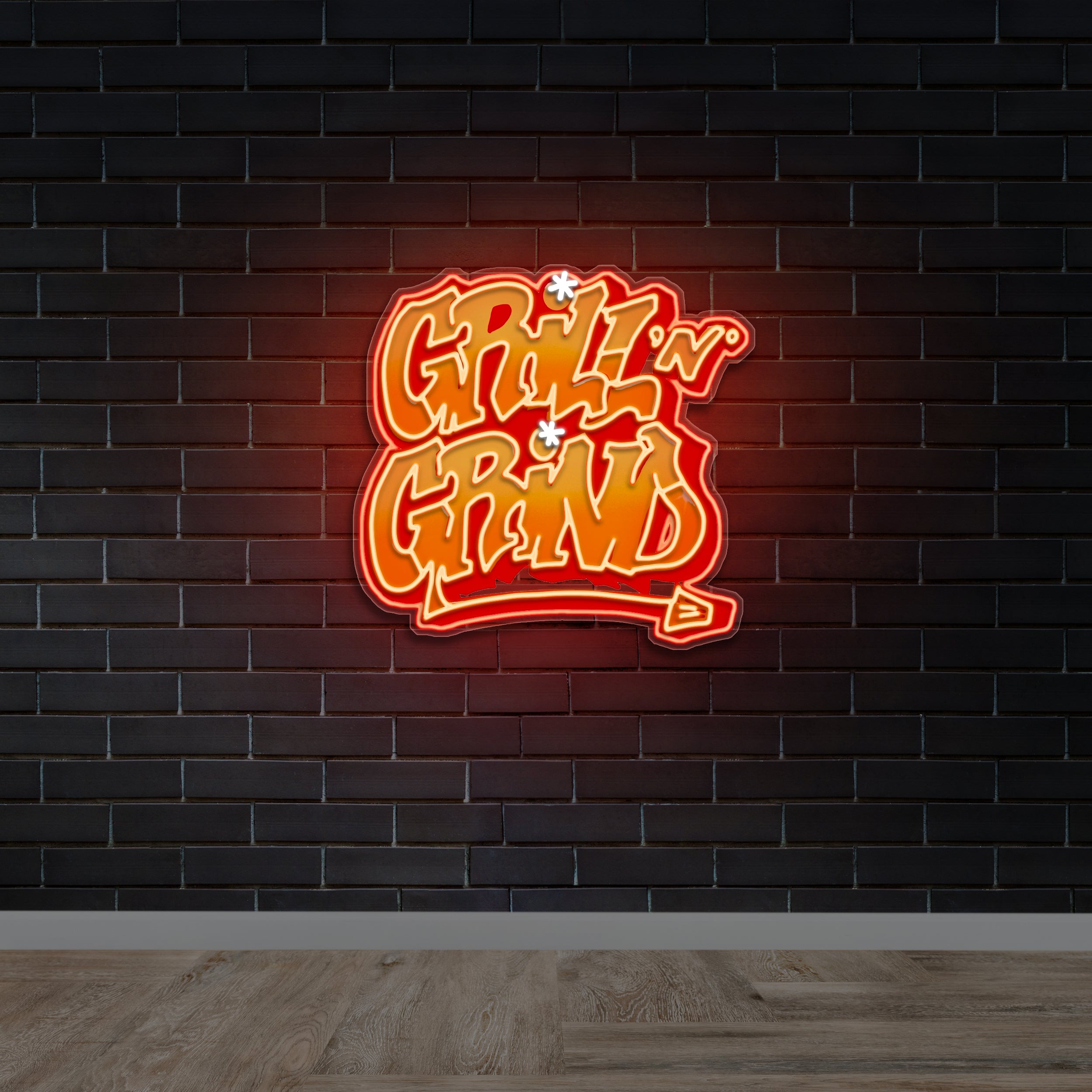 GRILL N' GRIND- Preimum Neon Artwork