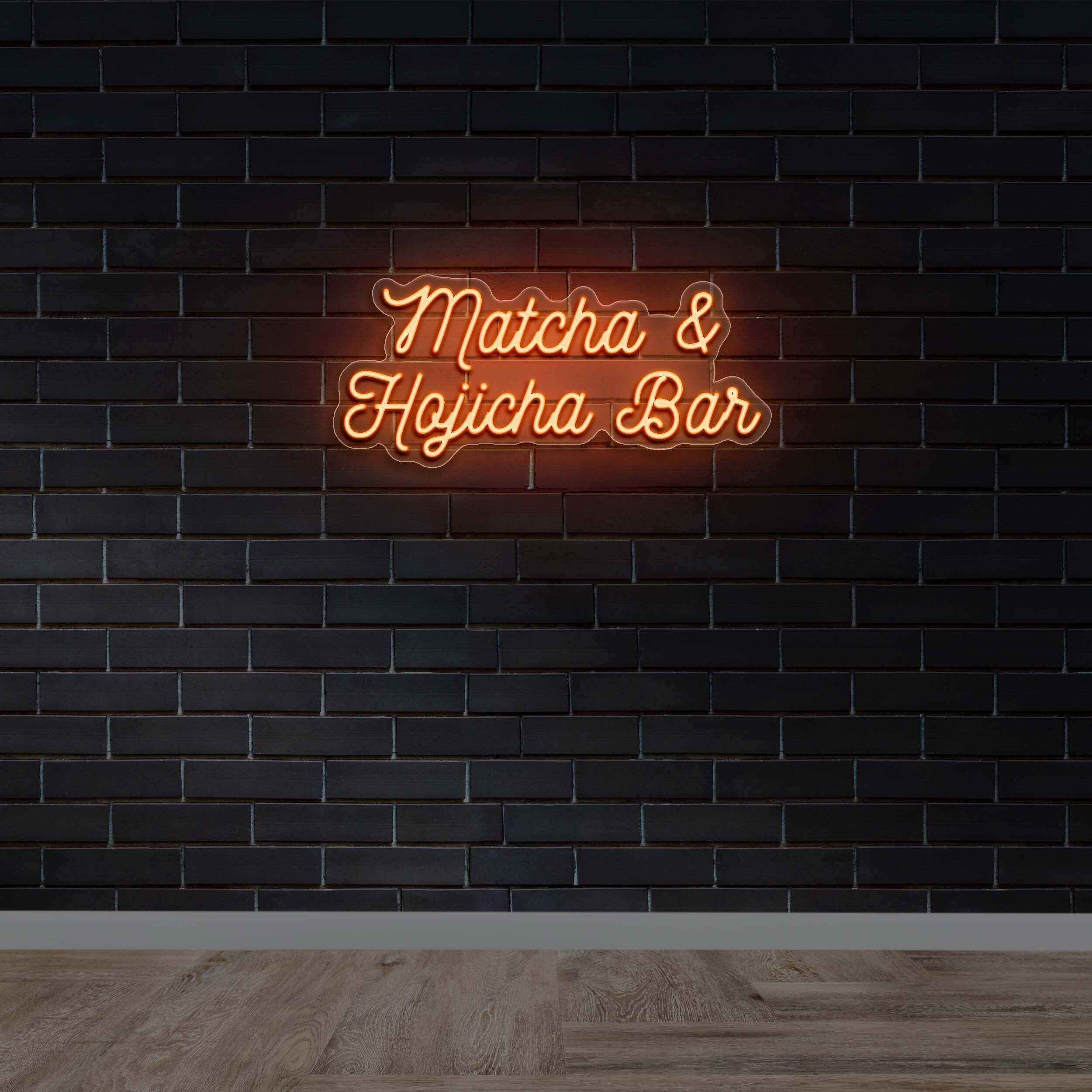 Matcha & Hojicha Bar - Premium Neon Artwork