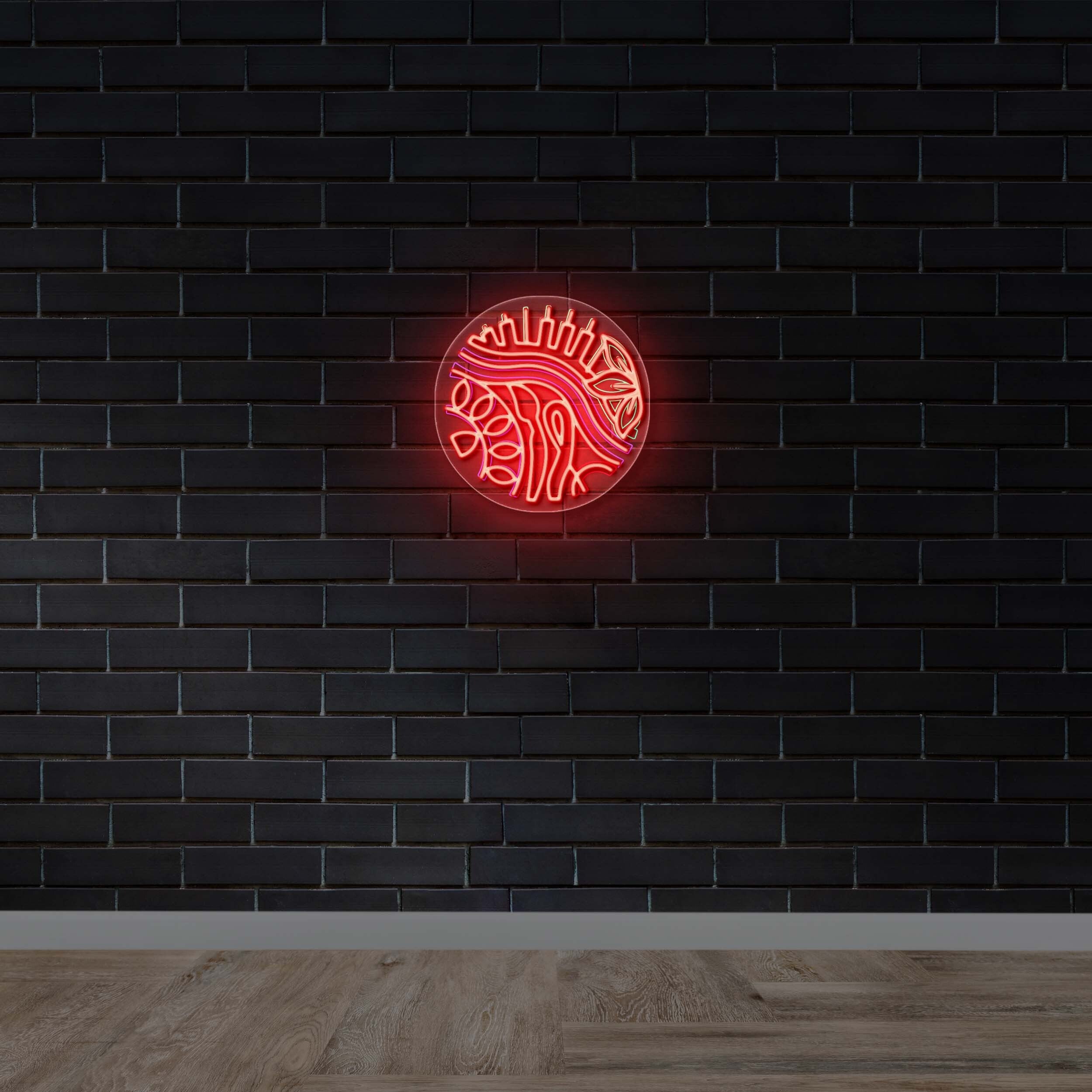 KARI’S COCOA LOGO ICON - Premium Neon Artwork
