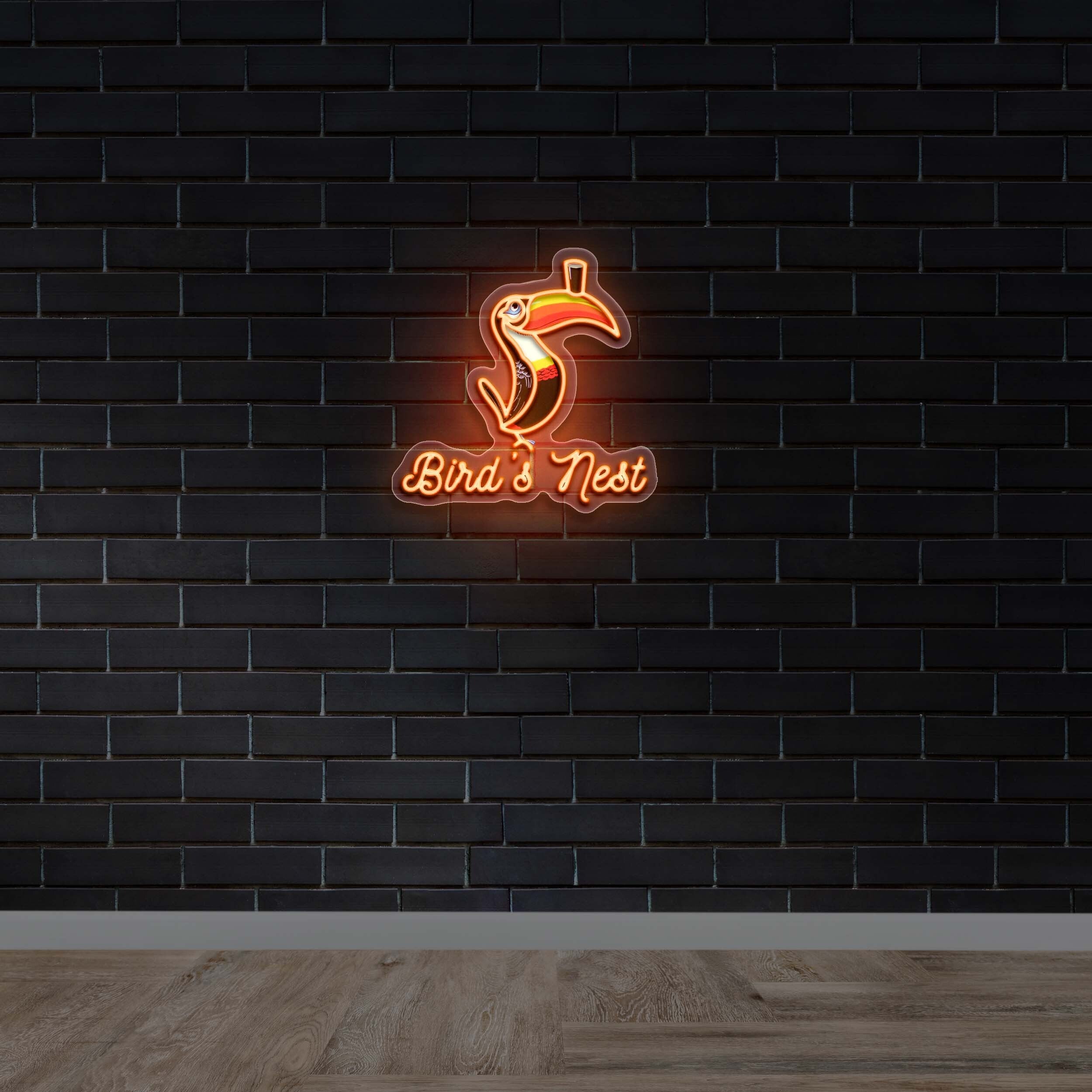 Bird's Nest - Premium Neon Artwork