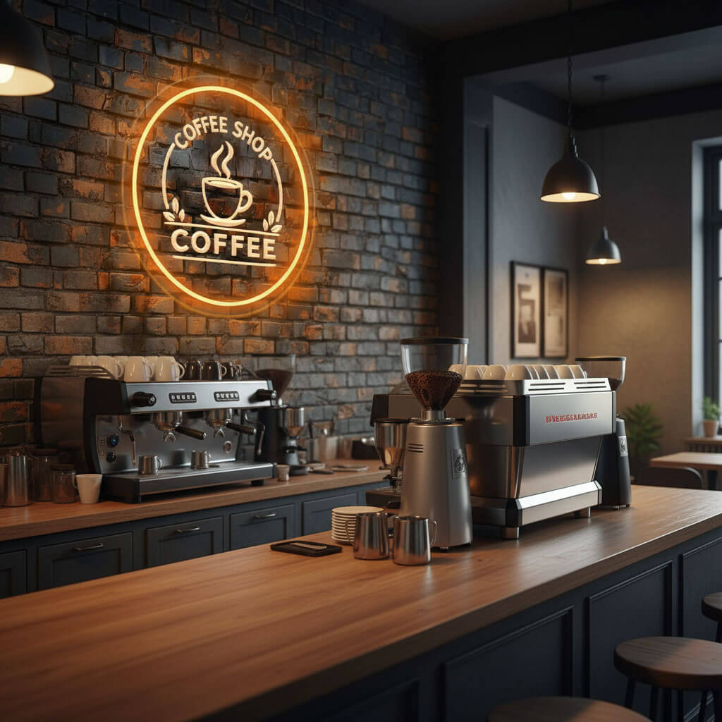 Vintage Coffee Shop LED Neon Sign