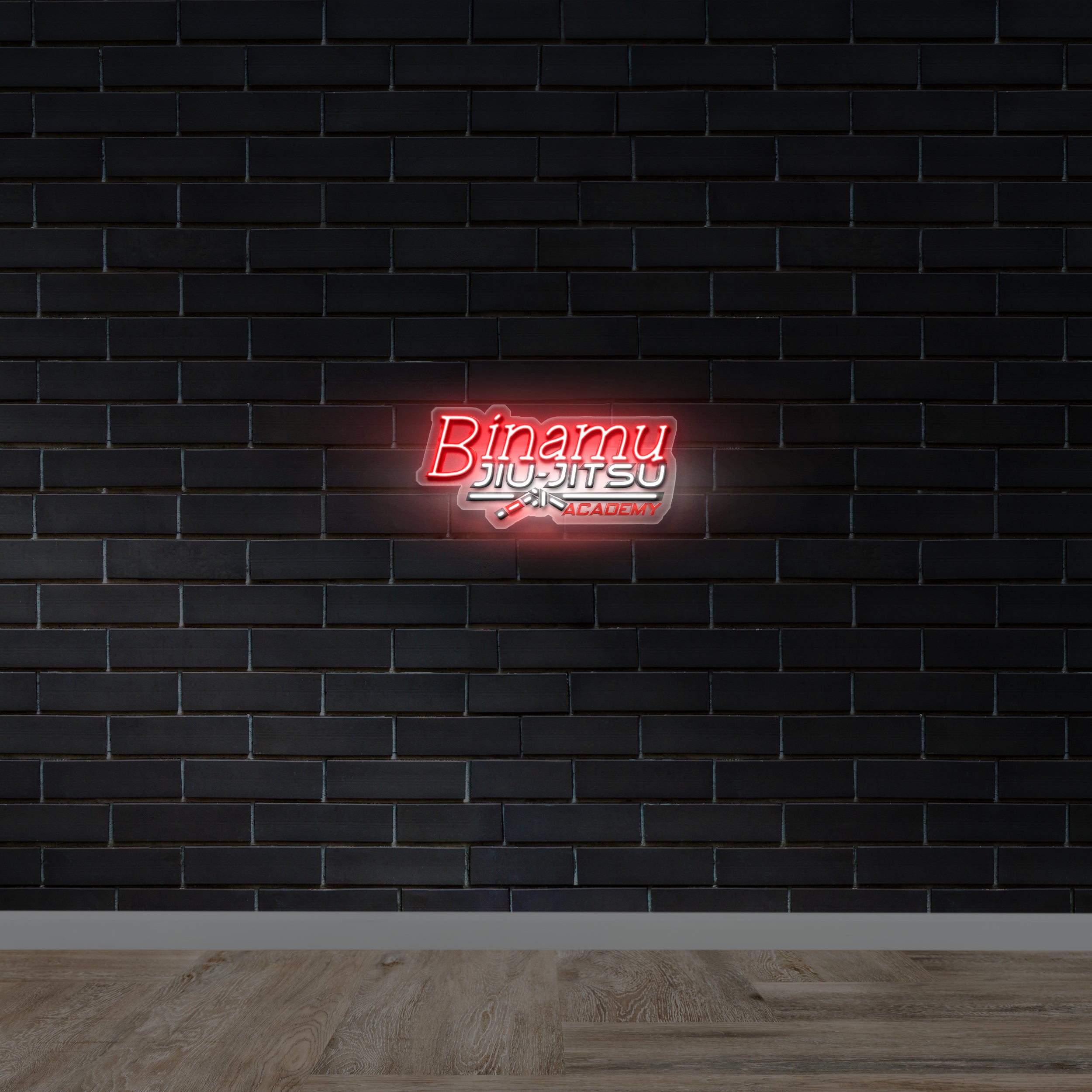 BINAMU Jiu-Jitsu - Premium Neon Artwork